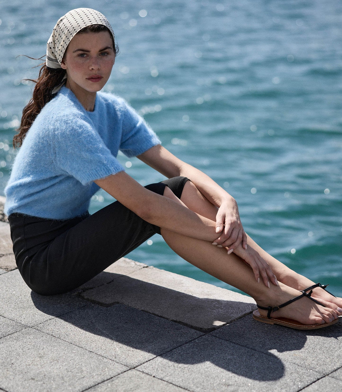 HEARST SWEATER -- SEASHORE BLUE