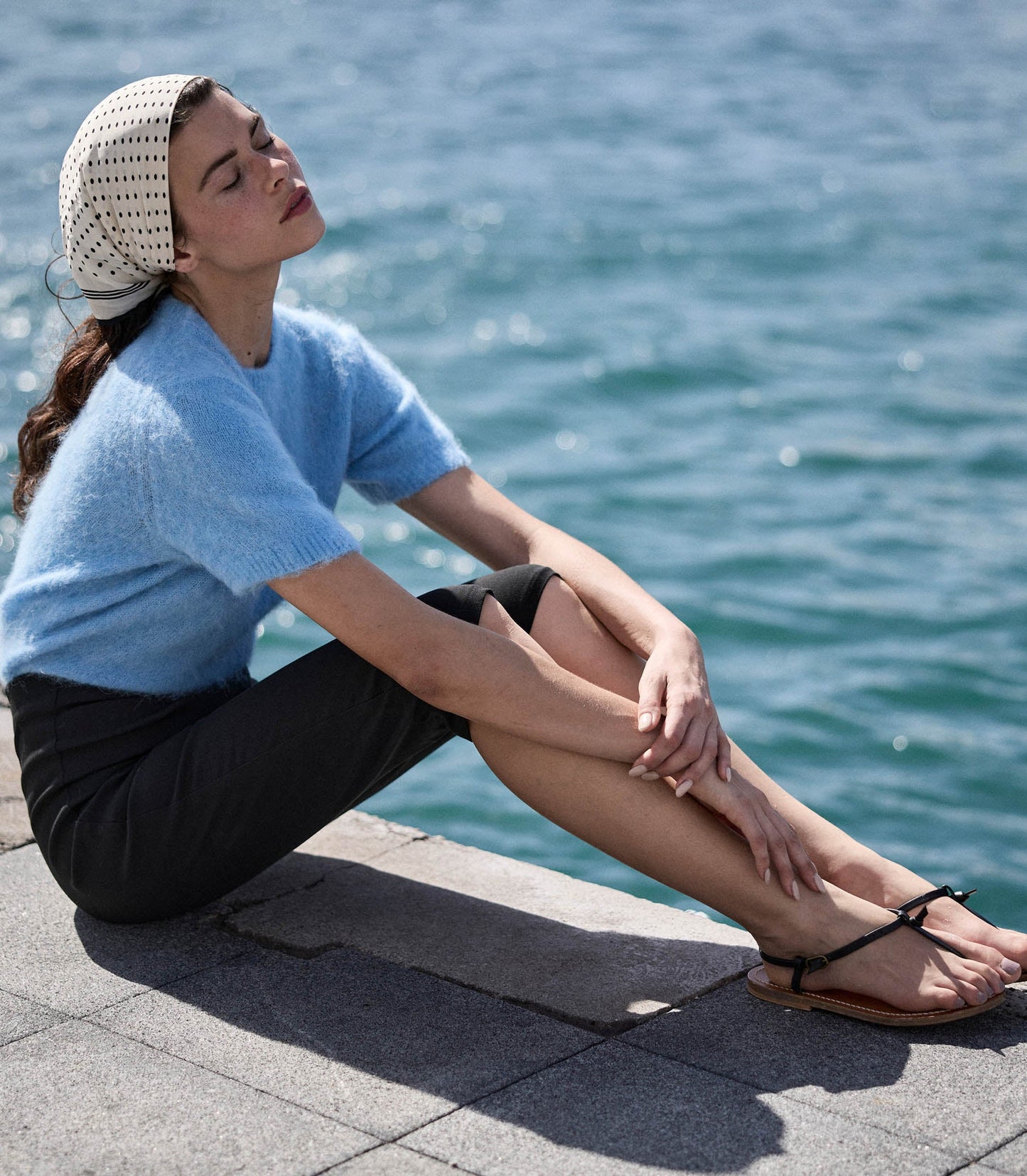 HEARST SWEATER -- SEASHORE BLUE