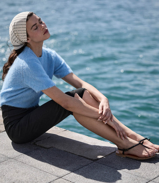 HEARST SWEATER -- SEASHORE BLUE