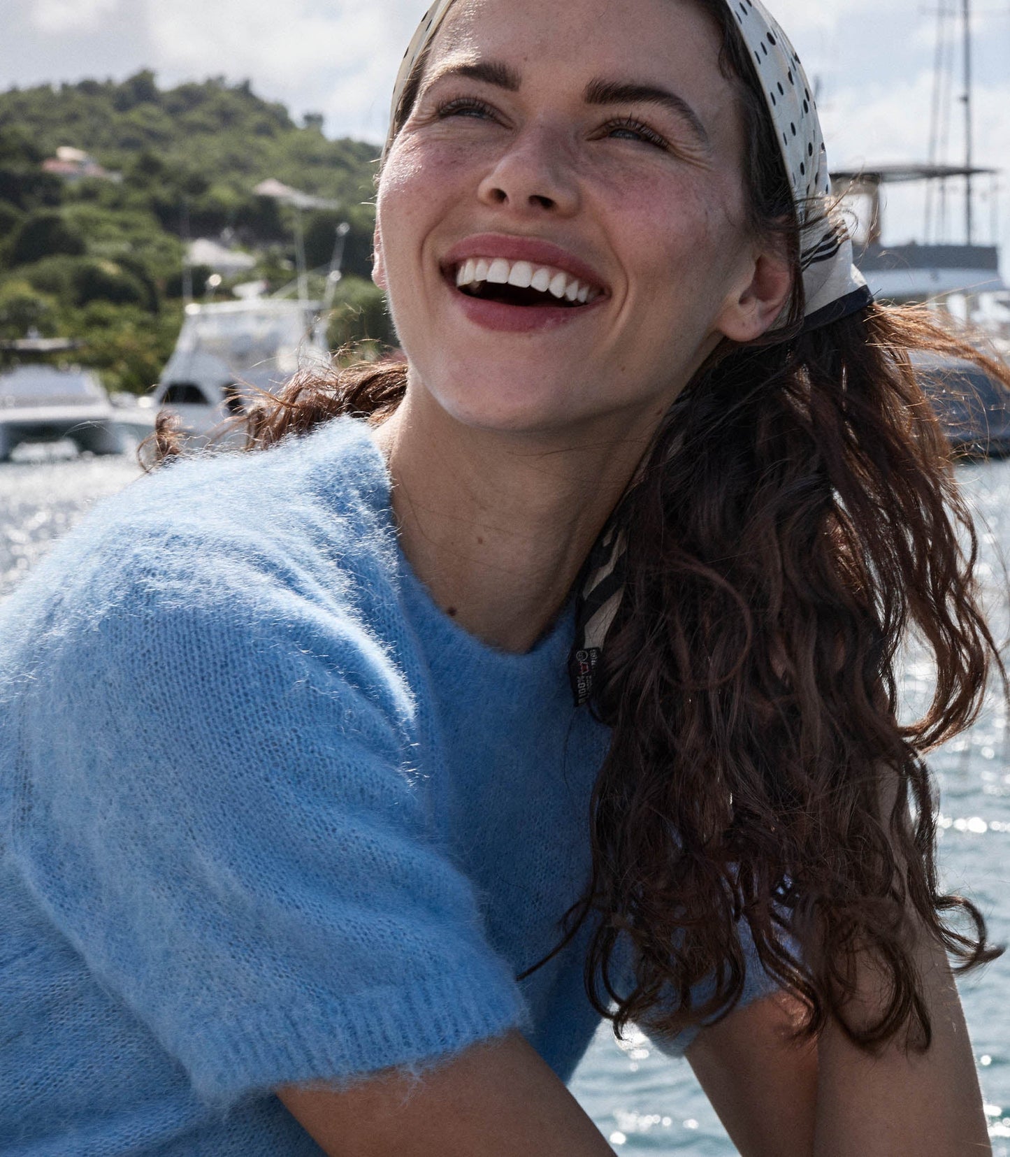 HEARST SWEATER -- SEASHORE BLUE