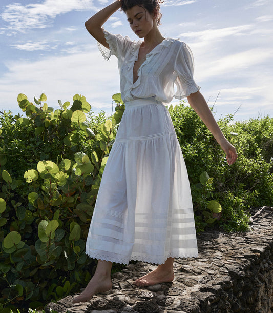 SEBASTIANE SKIRT -- POWDER