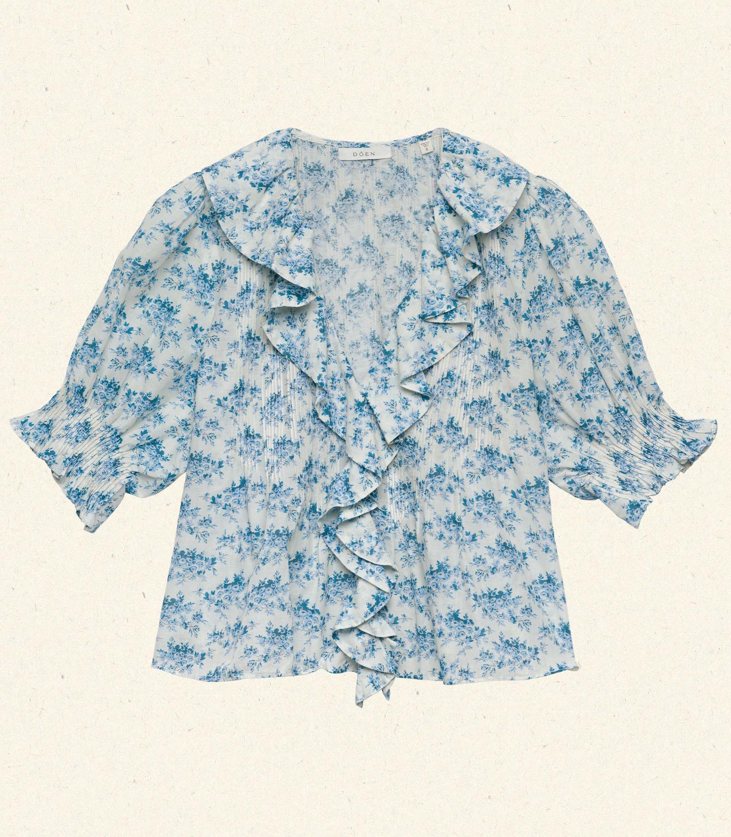 HENRI TOP -- BLEU ROSIER FLORAL
