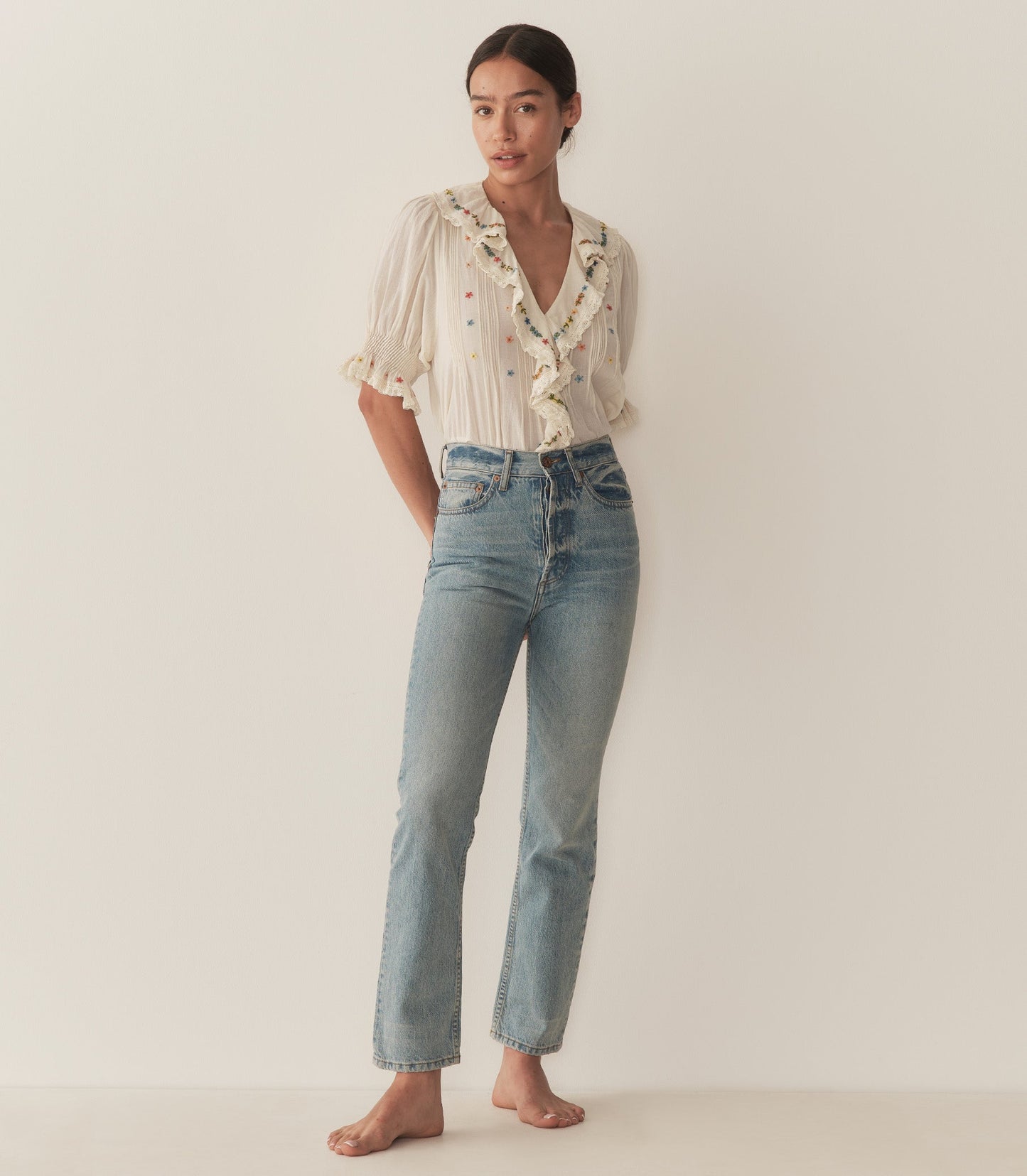 HETTIE TOP -- SEA SALT