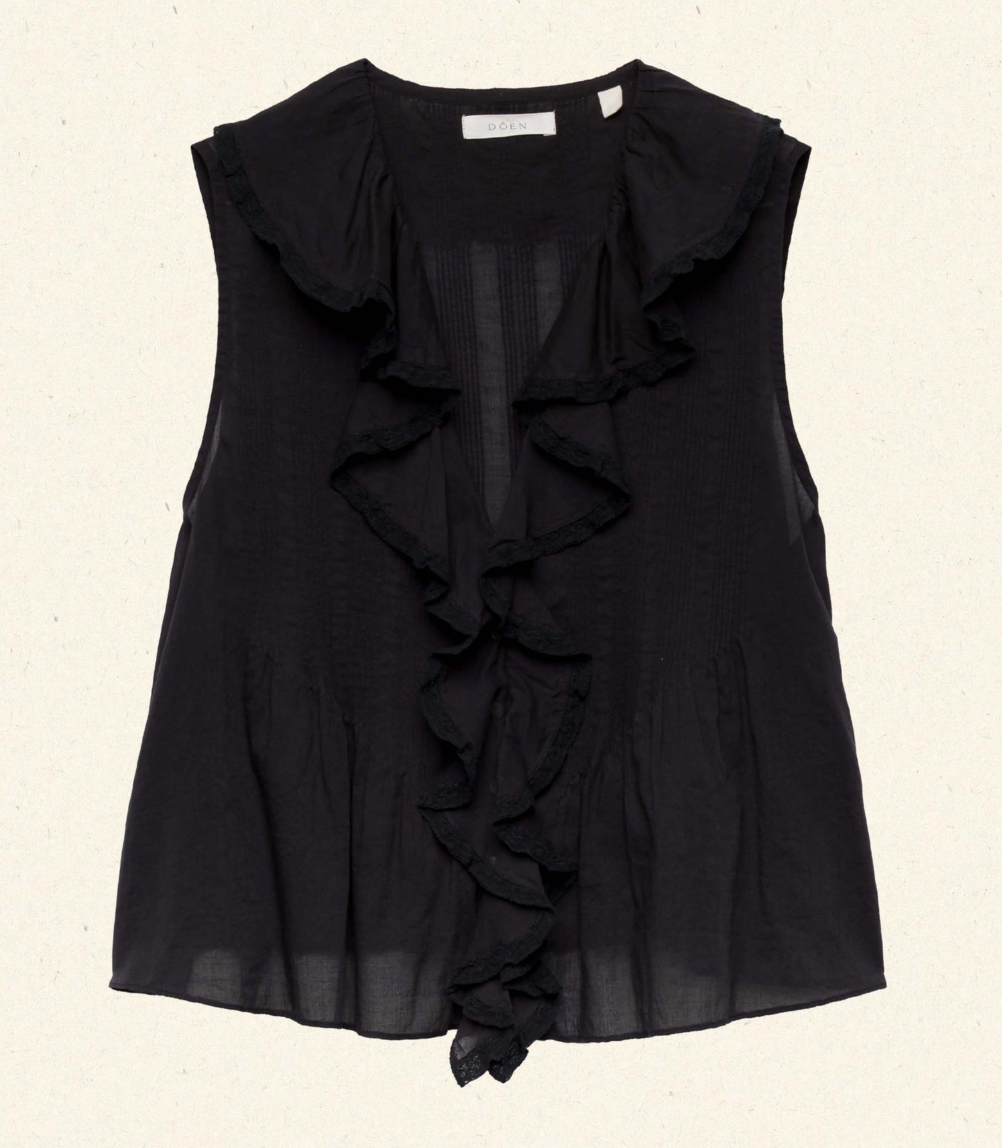 HILDA TOP -- BLACK