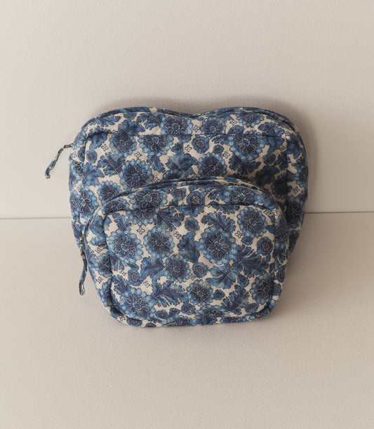 HOLLOWAY POUCH -- BLEU SOLEIL FLEURIT