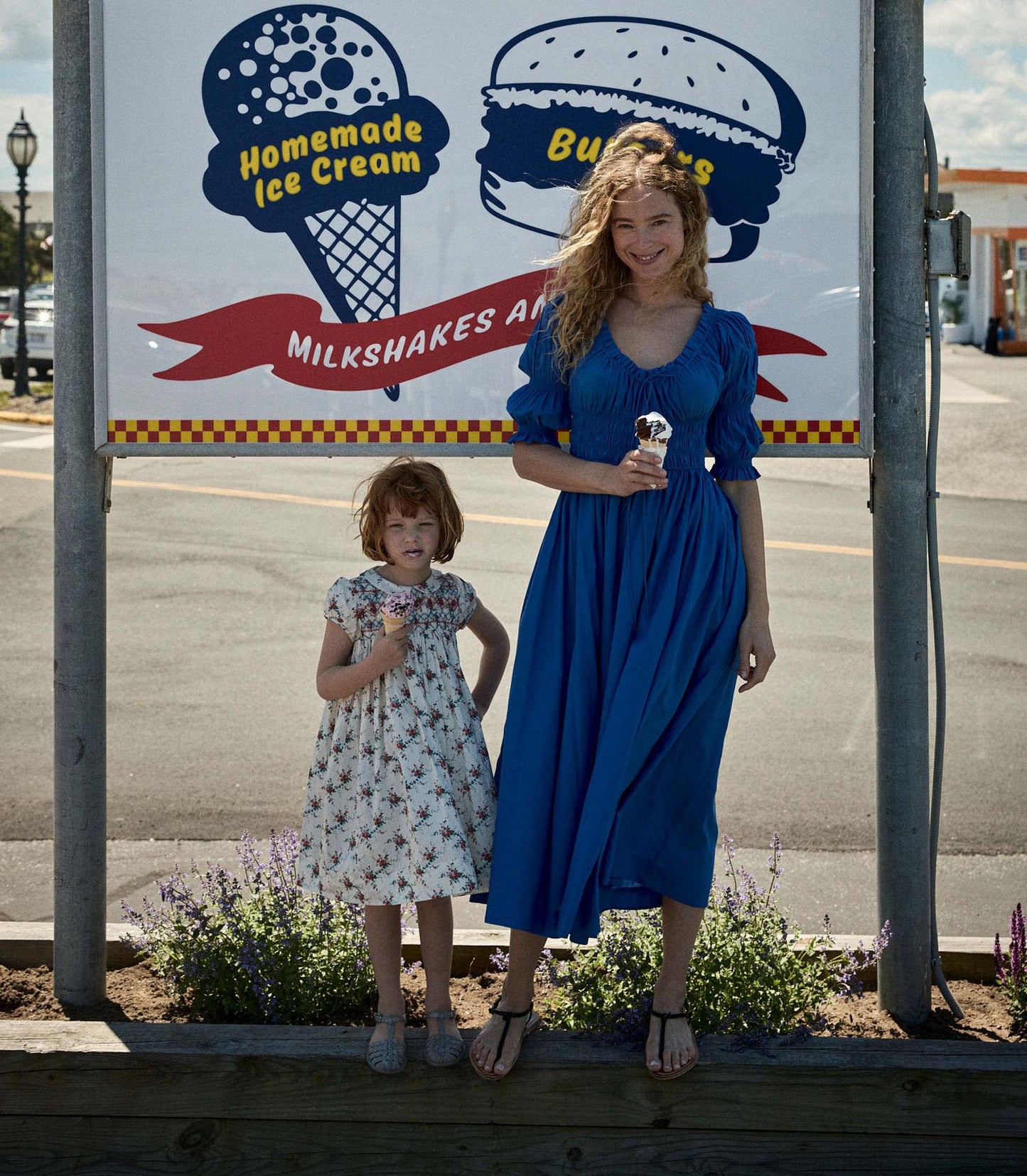 ISCHIA DRESS -- CORFU BLUE