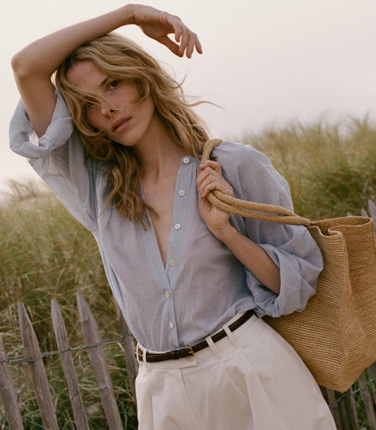 JONIE TOP -- HARBOR BLUE