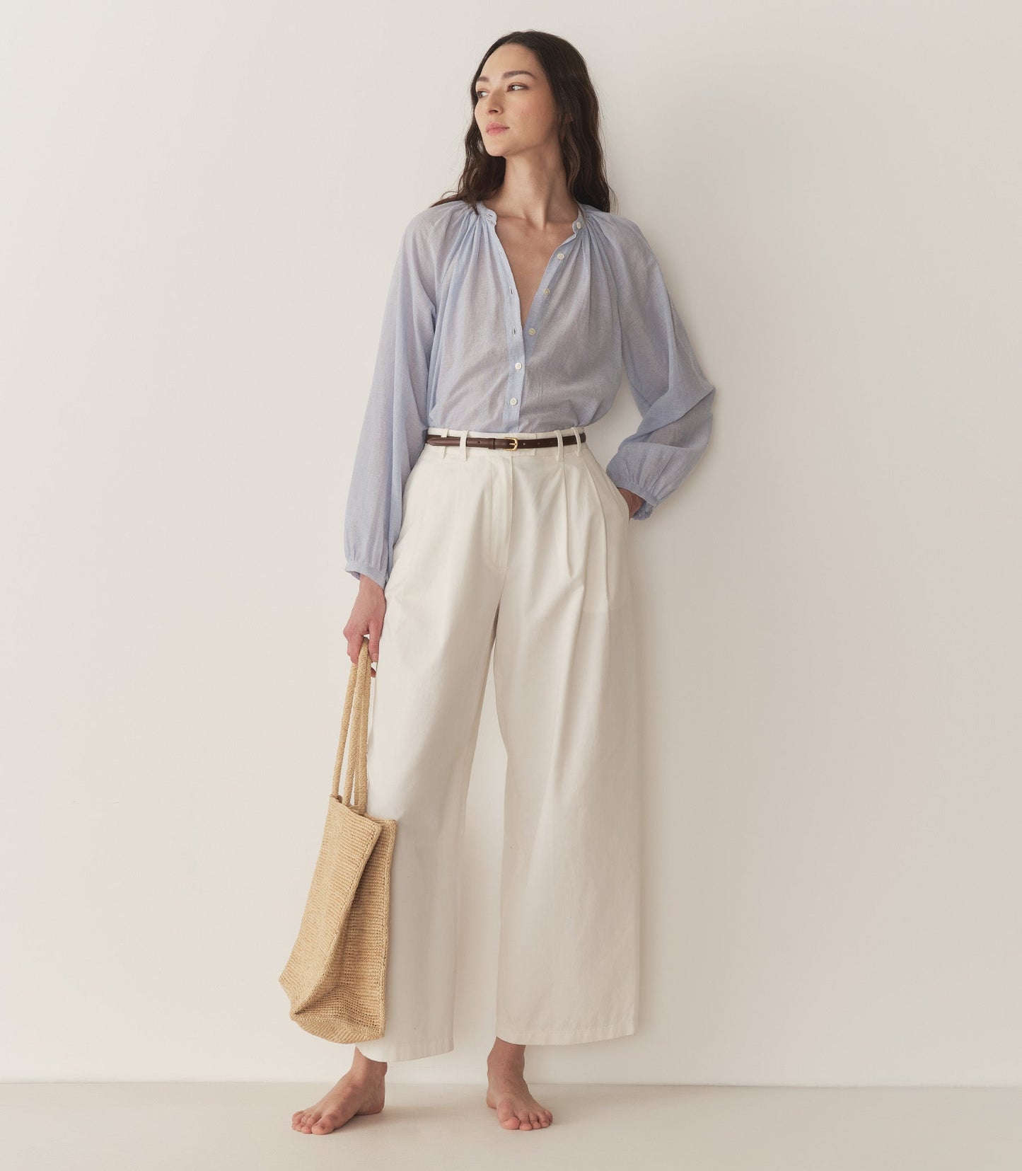 JONIE TOP -- HARBOR BLUE