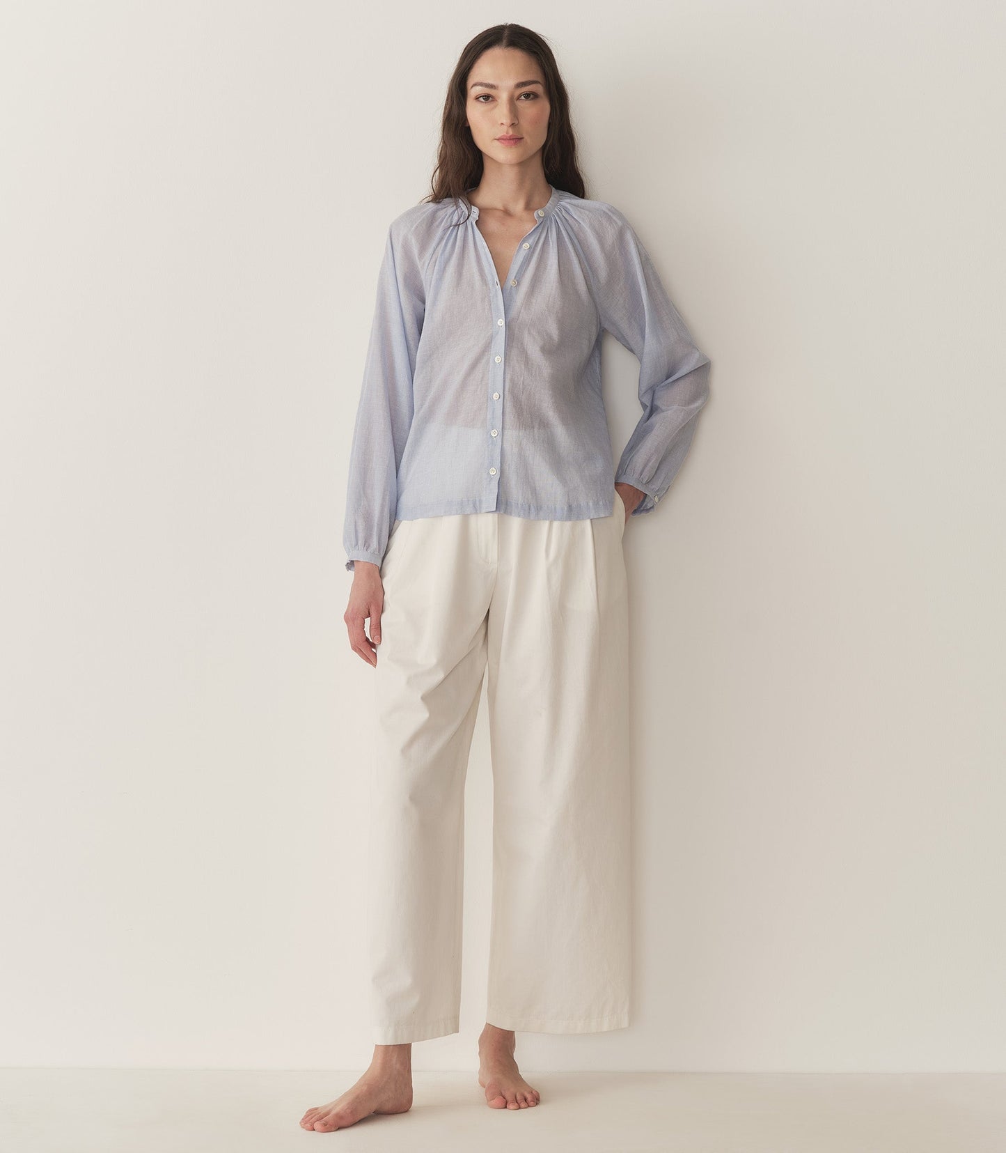 JONIE TOP -- HARBOR BLUE