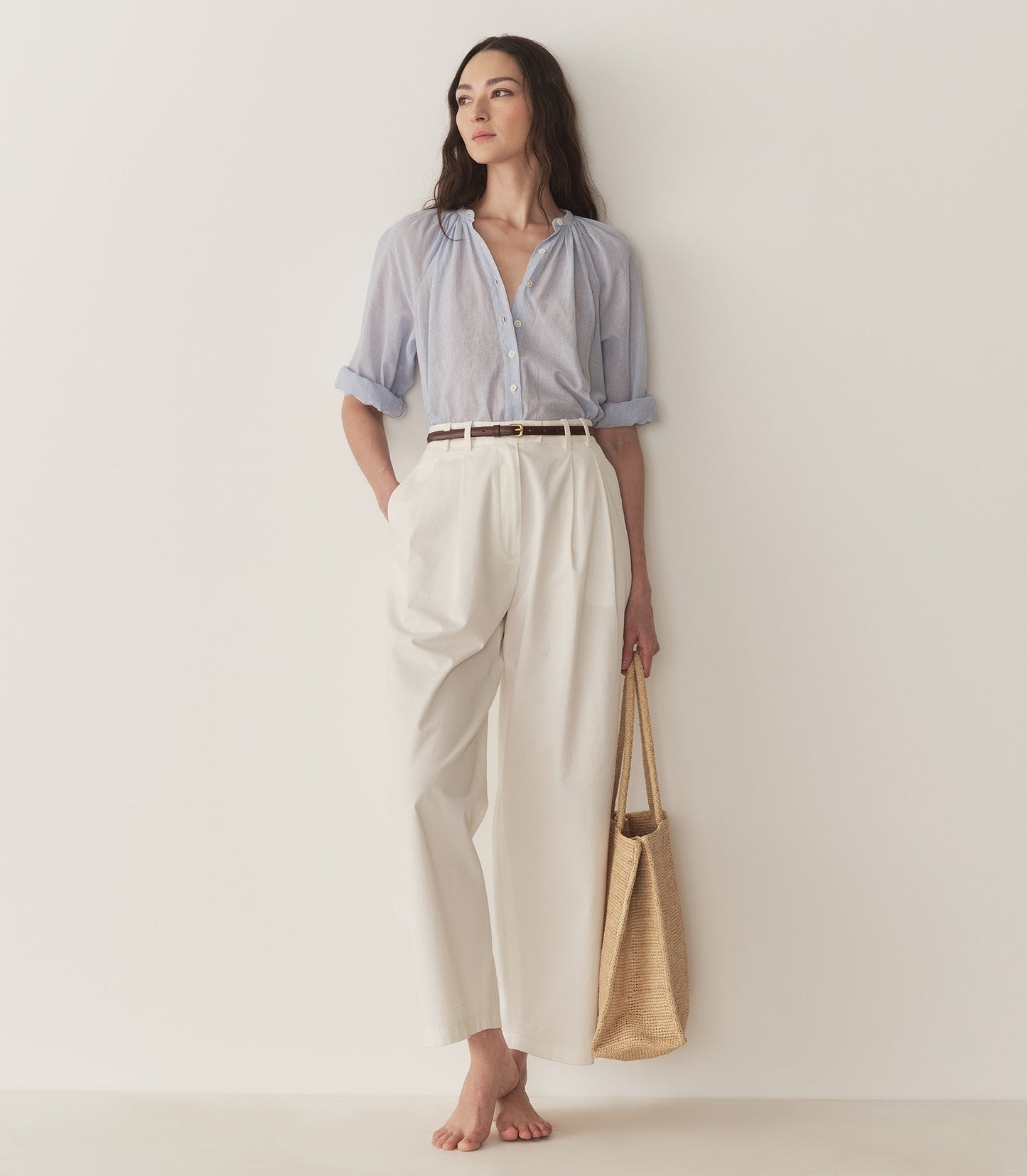 JONIE TOP -- HARBOR BLUE