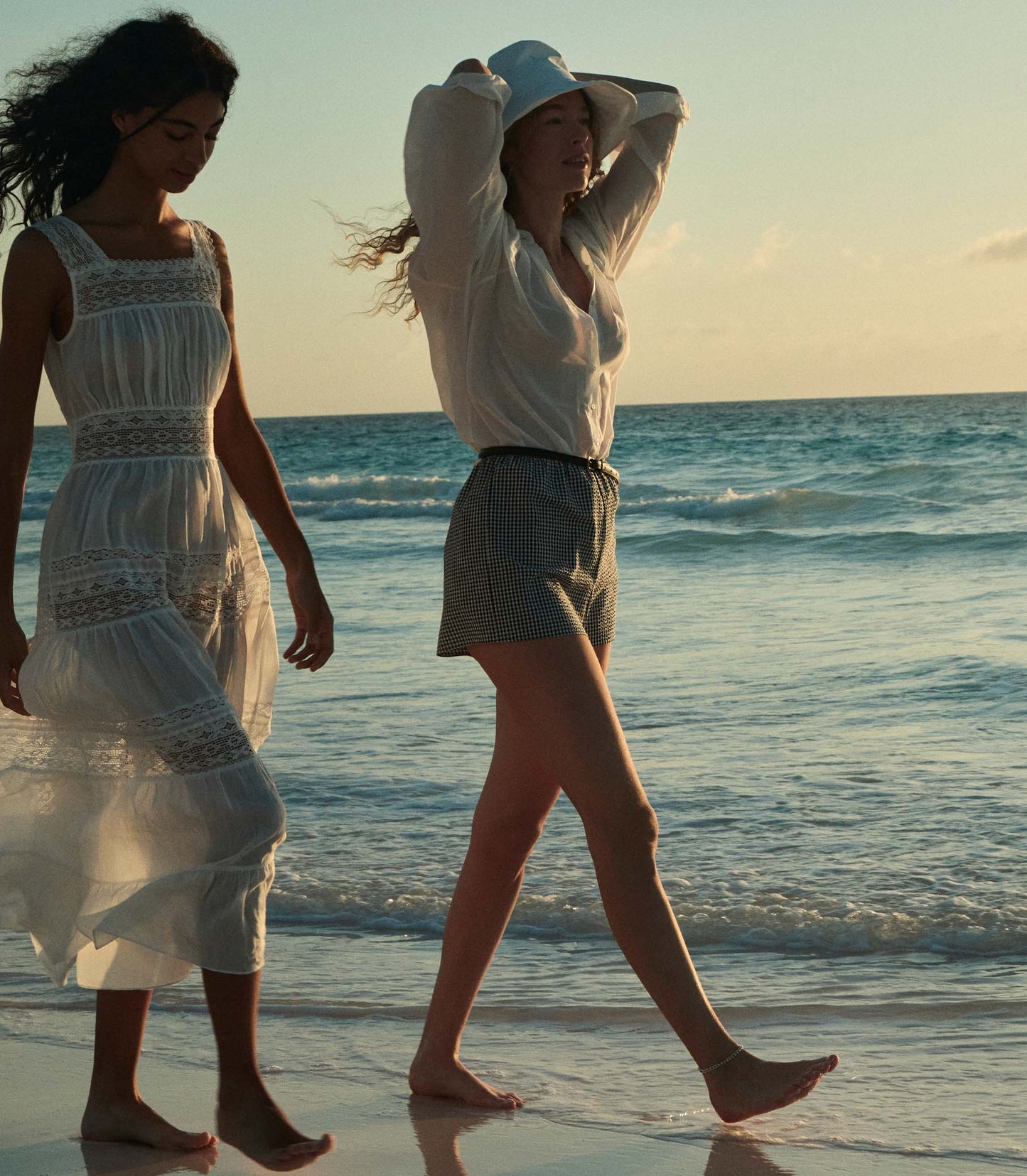 LARENA SHORT -- NOIR LA MADDALENA GINGHAM