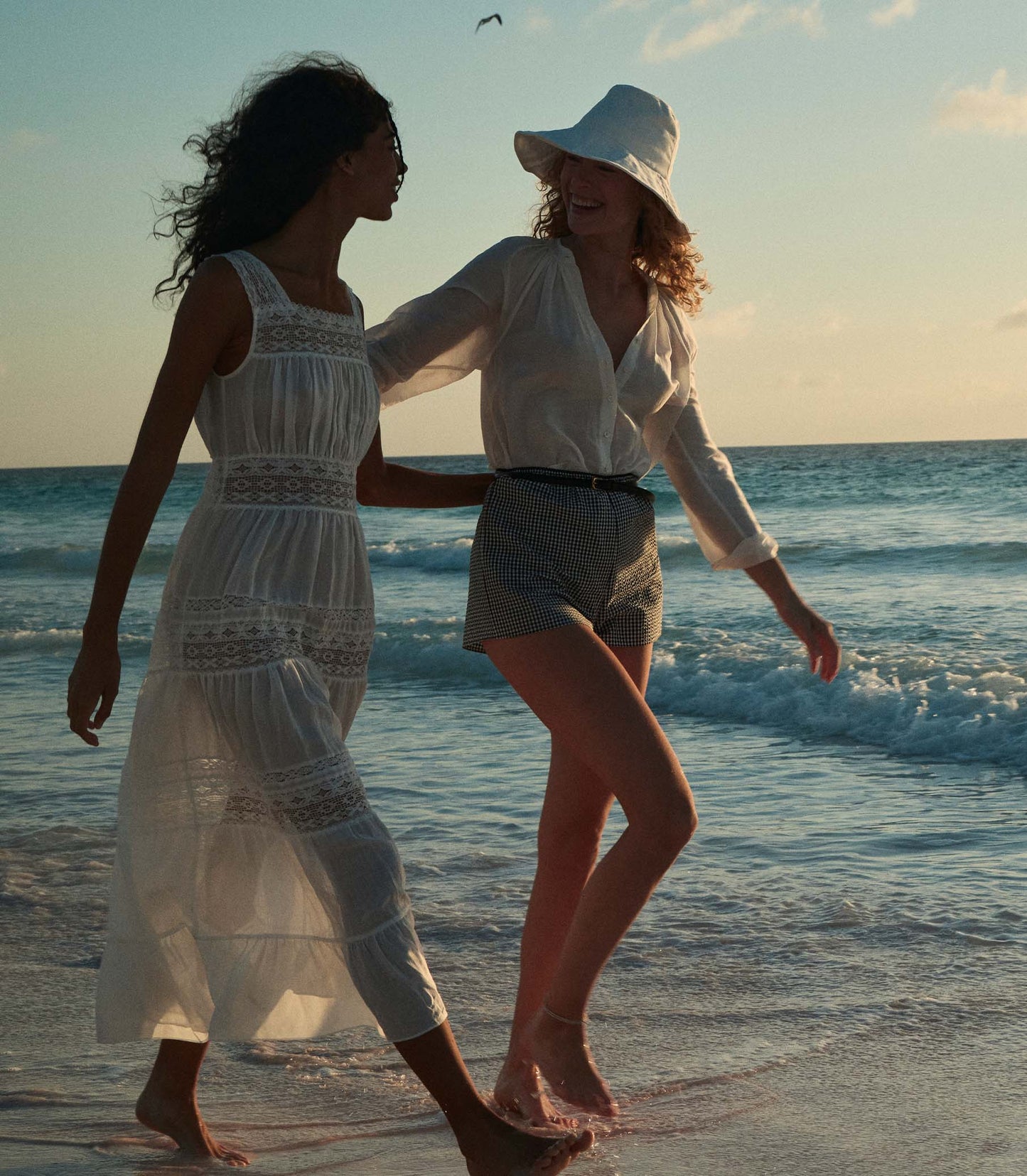 LARENA SHORT -- NOIR LA MADDALENA GINGHAM