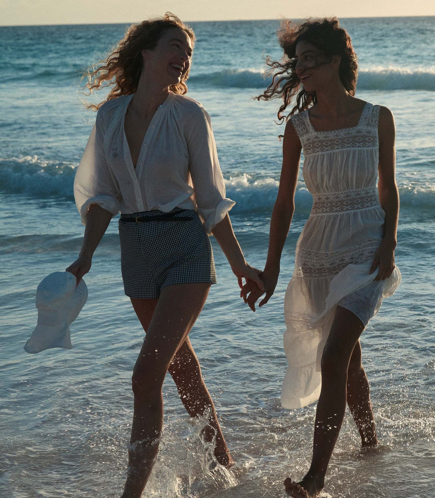 LARENA SHORT -- NOIR LA MADDALENA GINGHAM