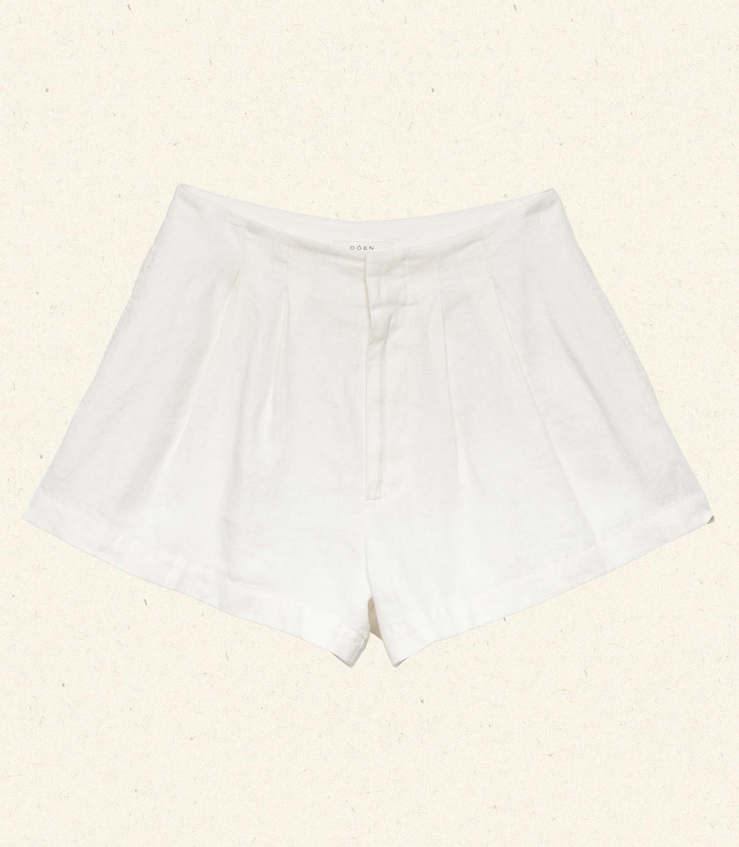 LARUE LINEN SHORT -- SALT