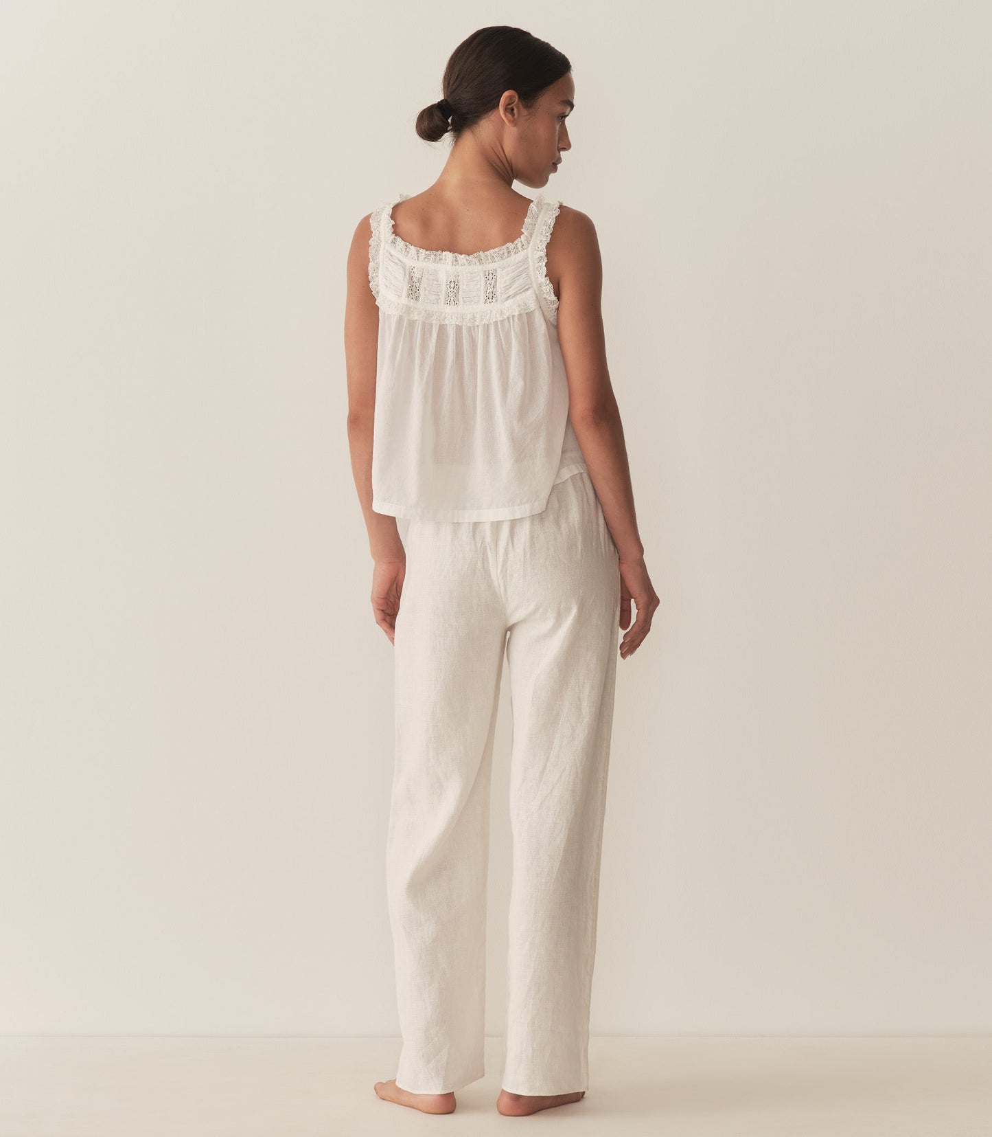 LAVON LINEN PANT -- SALT