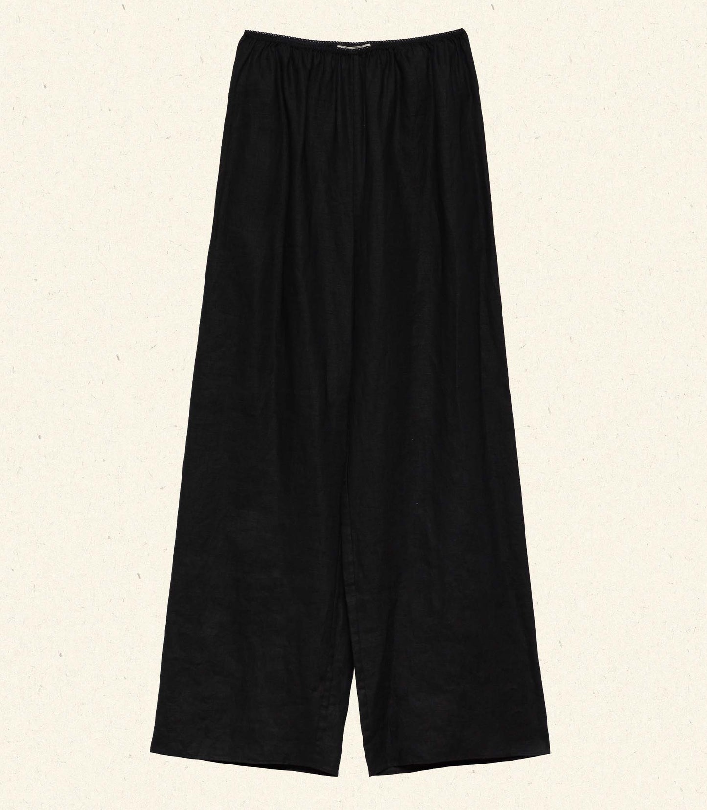 LAVON LINEN PANT -- BLACK