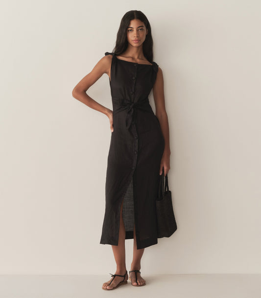 LEVINE DRESS -- BLACK