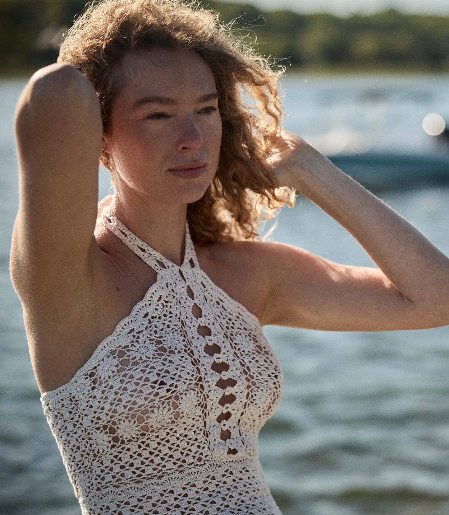 LIANE DRESS -- PEARL