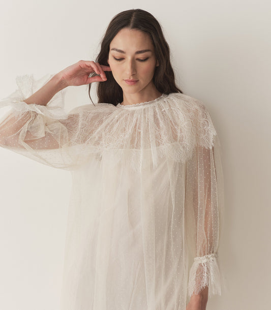 LILITH DRESS -- CREME DE LUNE