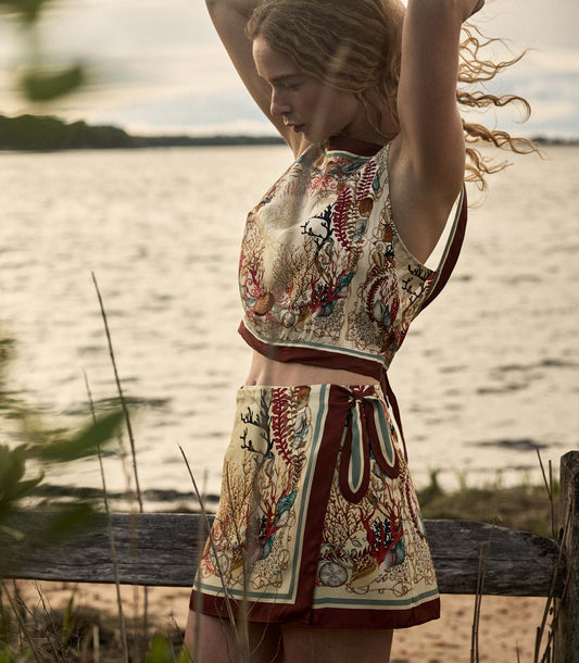 LINA SKIRT -- COQUILLAGES DES BIARRITZ