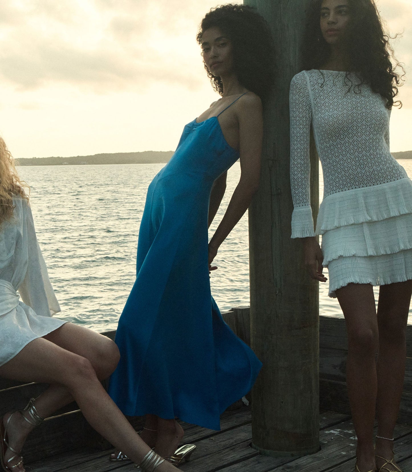 LORRAINE DRESS -- BLUE TOURMALINE