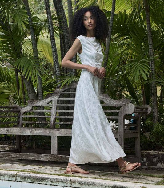 LOUISA DRESS -- SALT MARGUERITE JOLIE