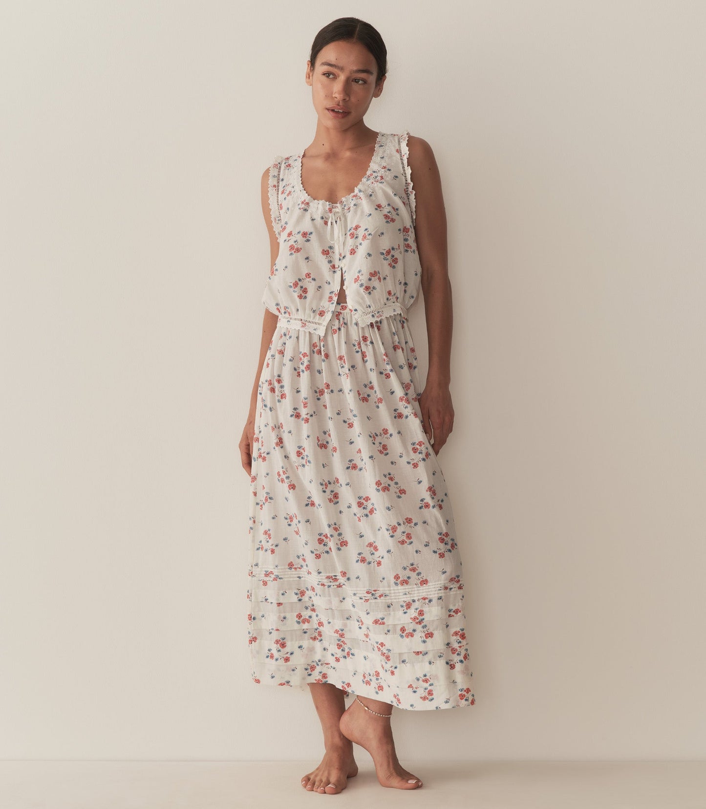 MARCIE SKIRT -- POPPY FIELD