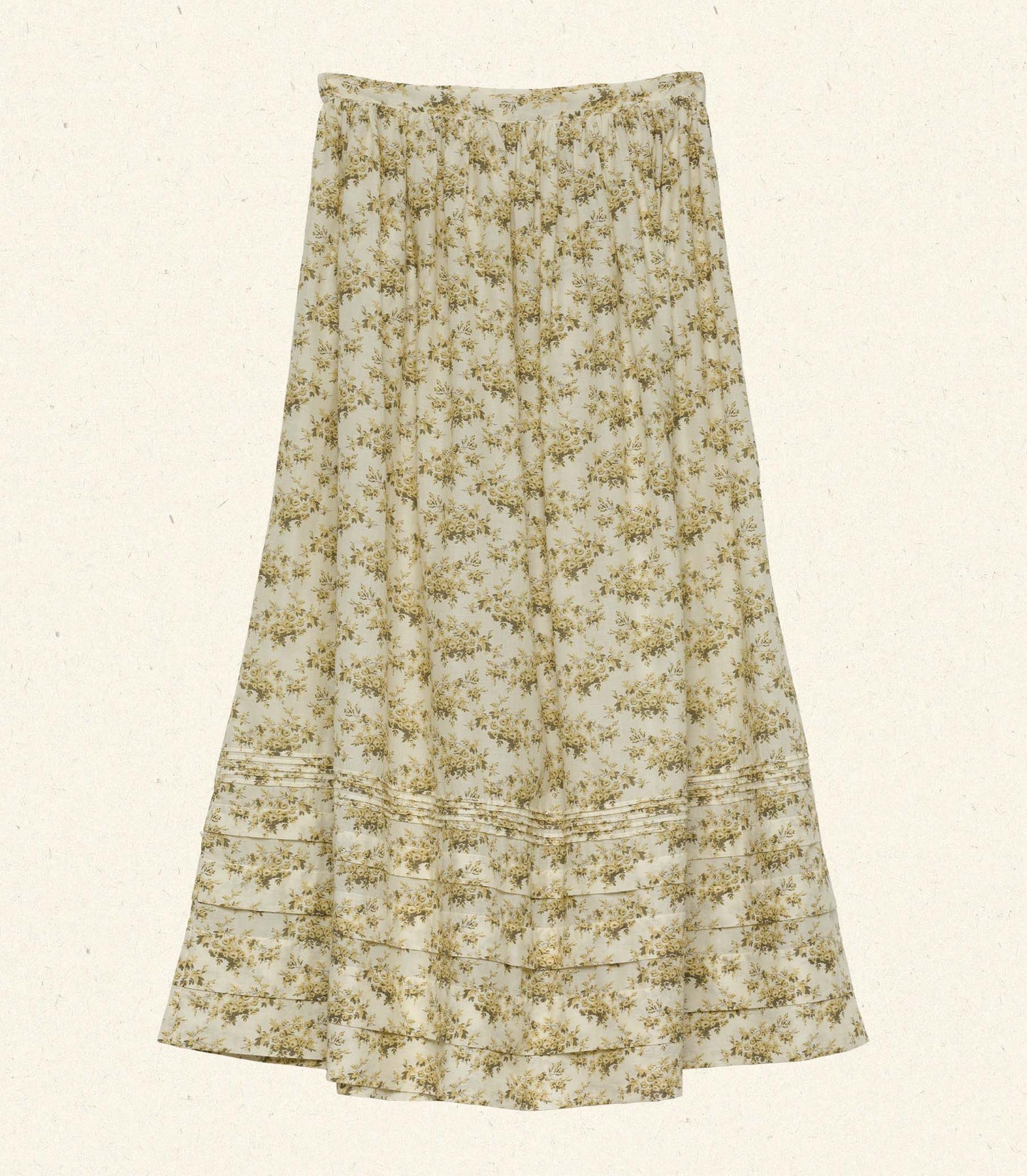 MARCIE SKIRT -- CITRON ROSIER FLORAL