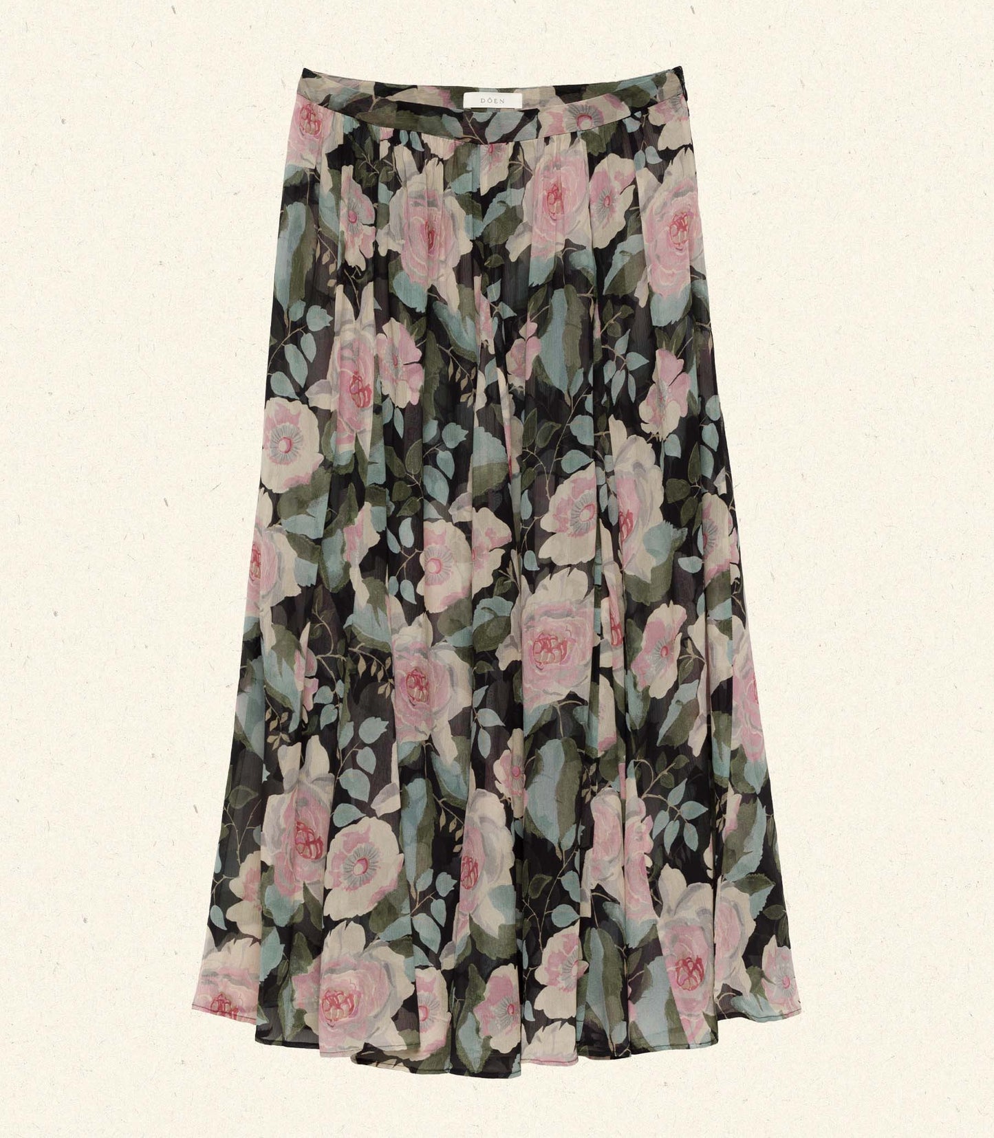 MEADOW SKIRT -- ROSE GARDEN FLORAL