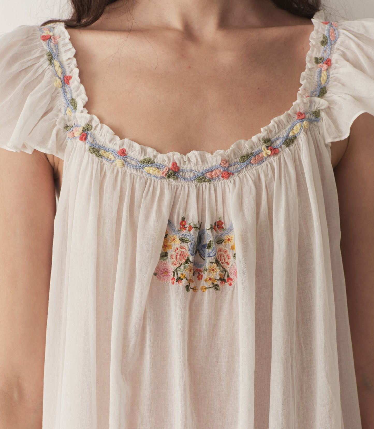 ORELLE NIGHTGOWN -- SALT