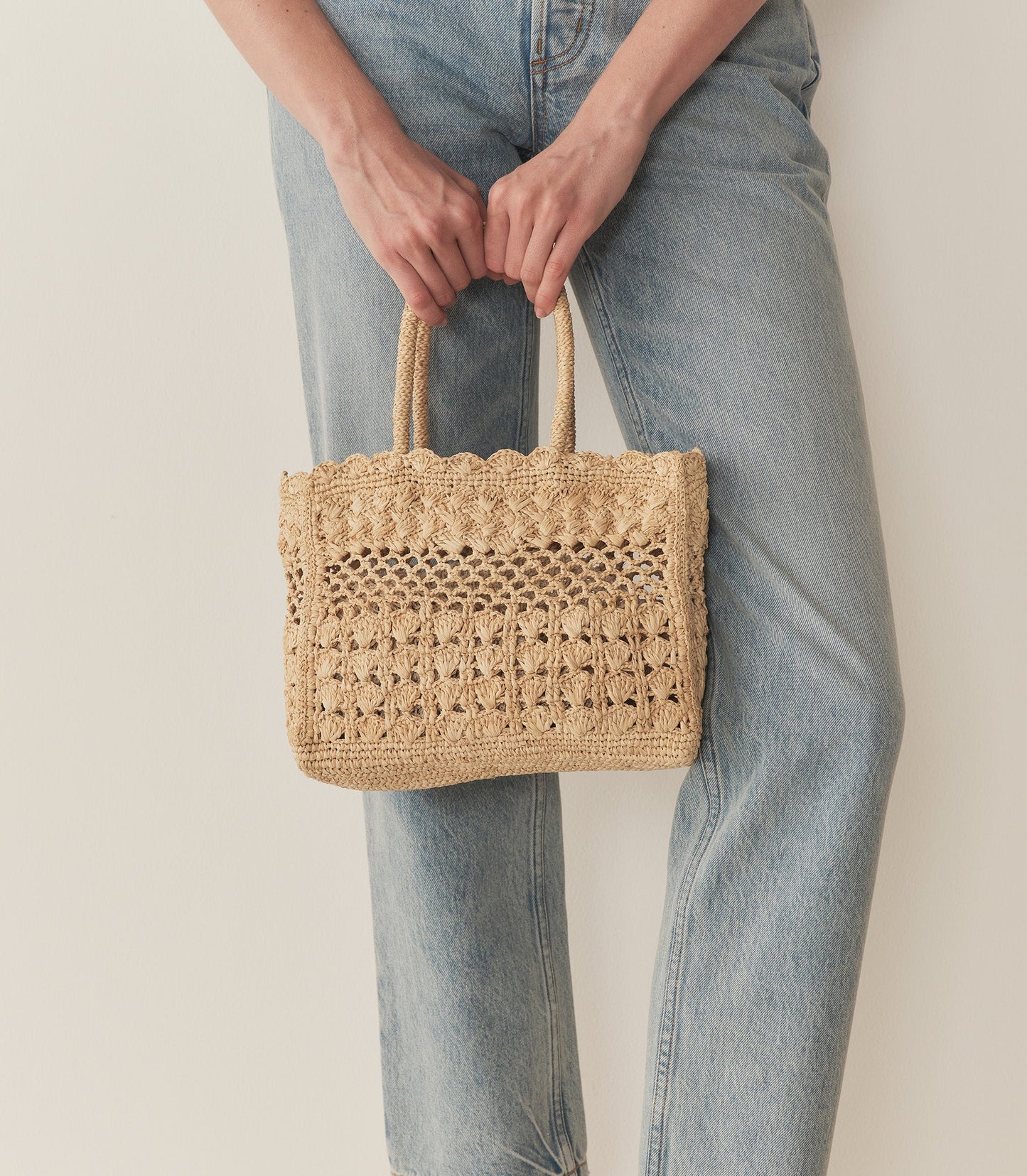 ORLA BAG -- NATURAL RAFFIA