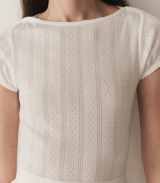 PAULINE TEE -- SALT QUELLE JOLIE POINTELLE