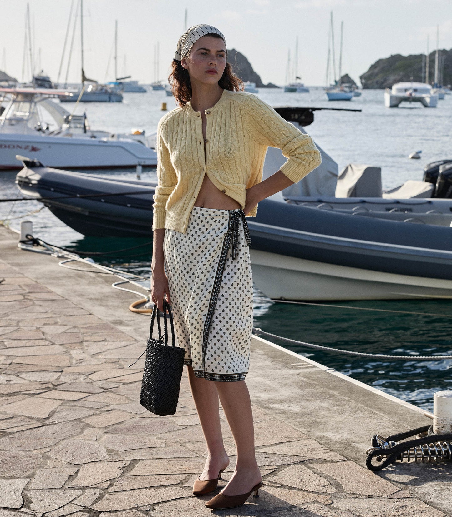 PENROSE CARDIGAN -- LEMON CHIFFON