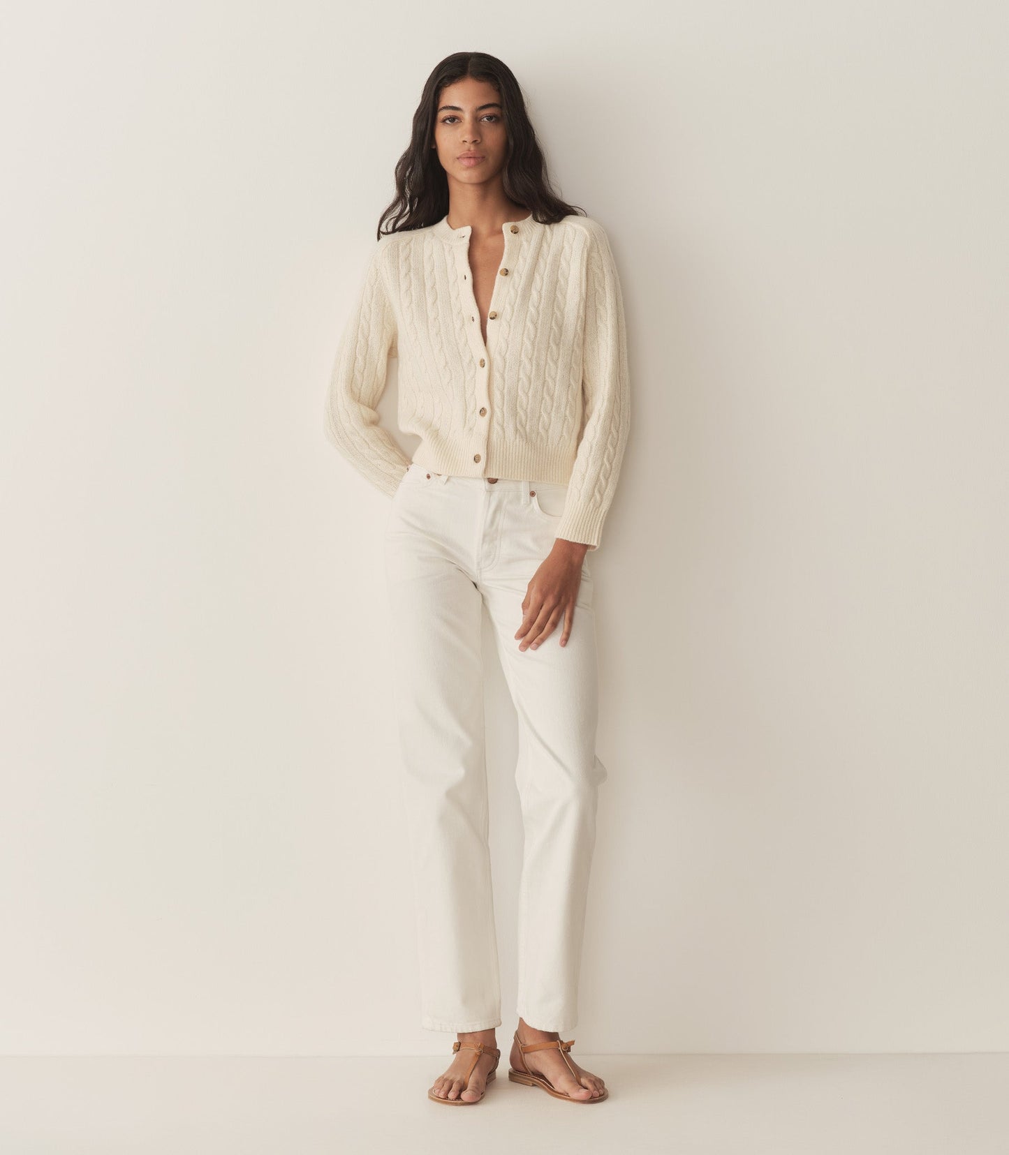 PENROSE CARDIGAN -- SEA SALT