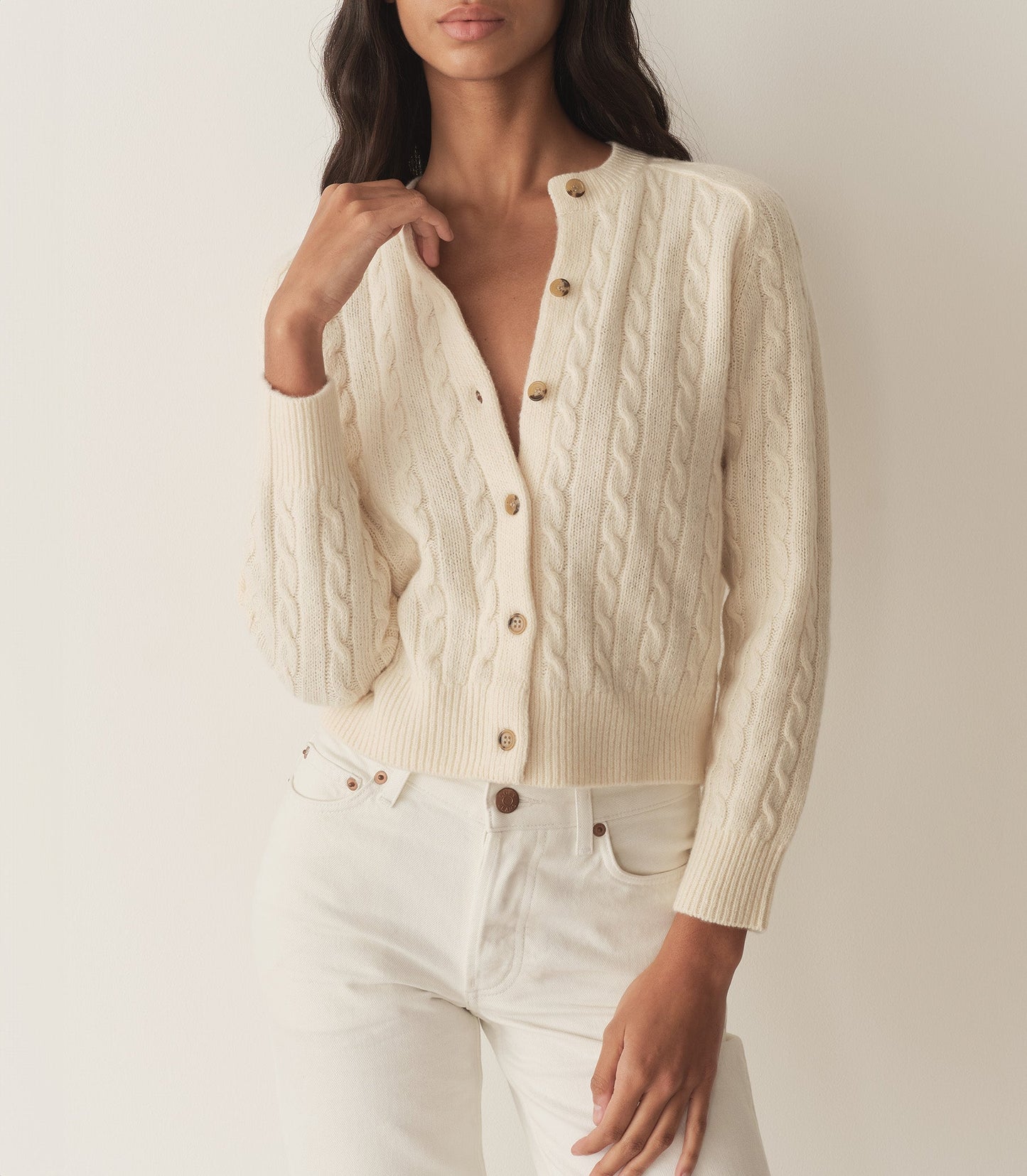 PENROSE CARDIGAN -- SEA SALT