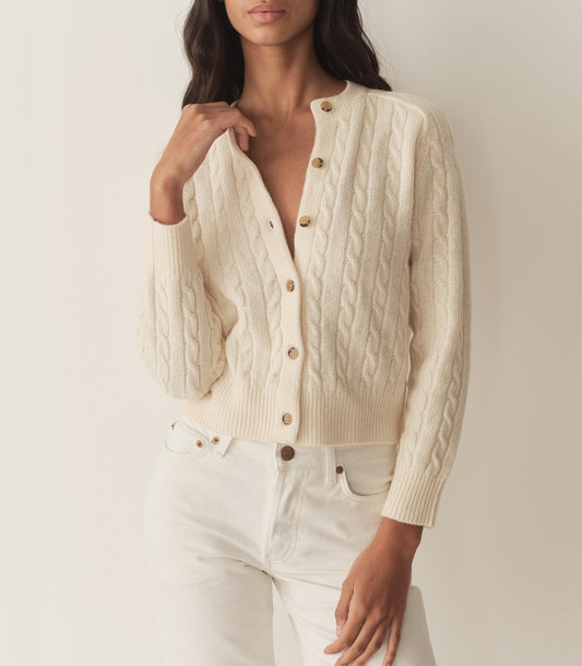 PENROSE CARDIGAN -- SEA SALT