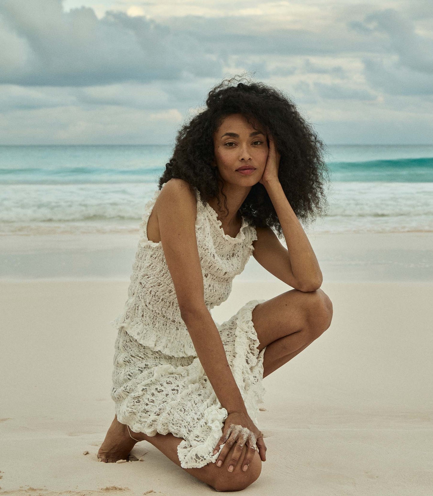 RACHELLE SKIRT -- SALT