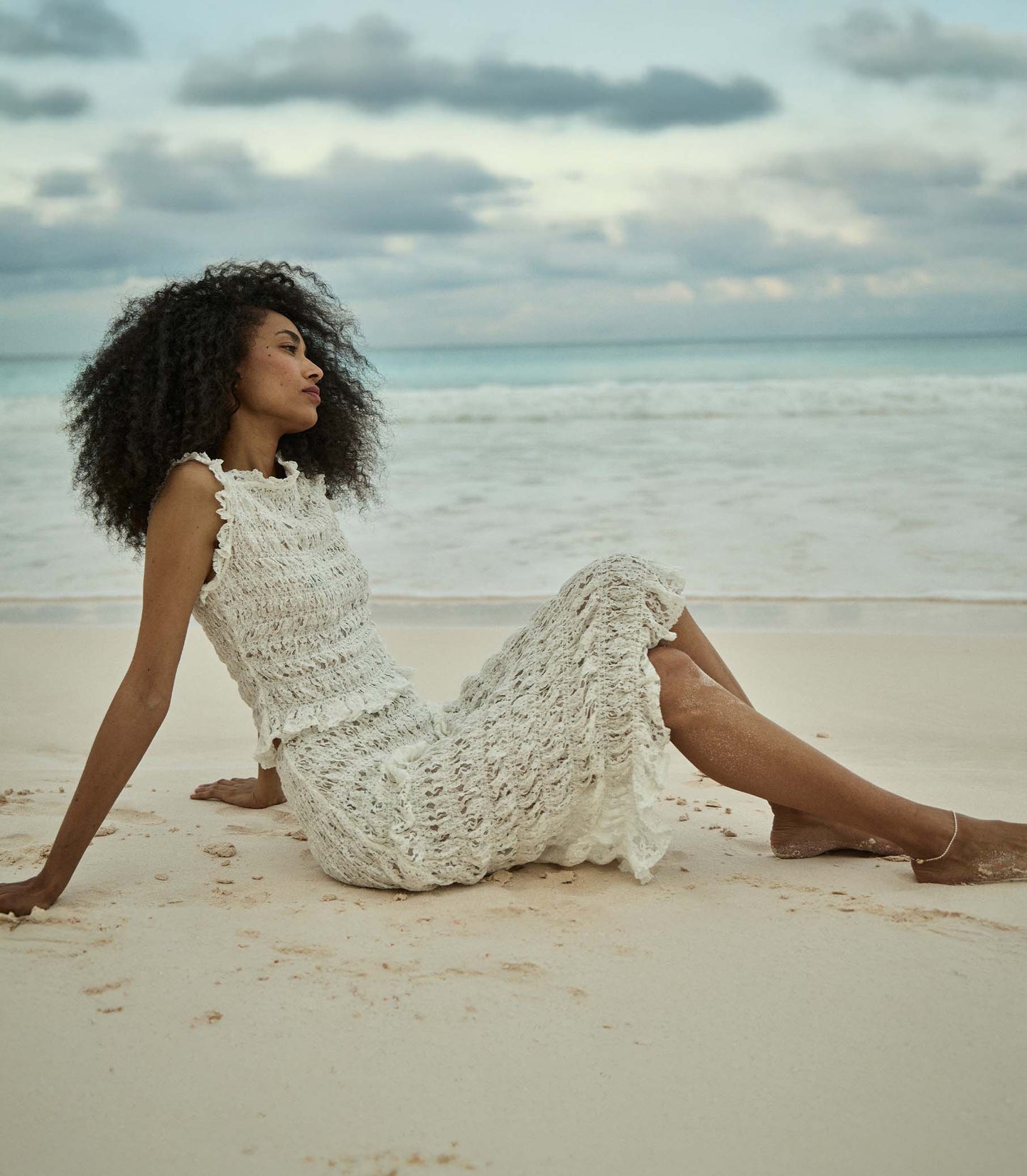 RACHELLE SKIRT -- SALT