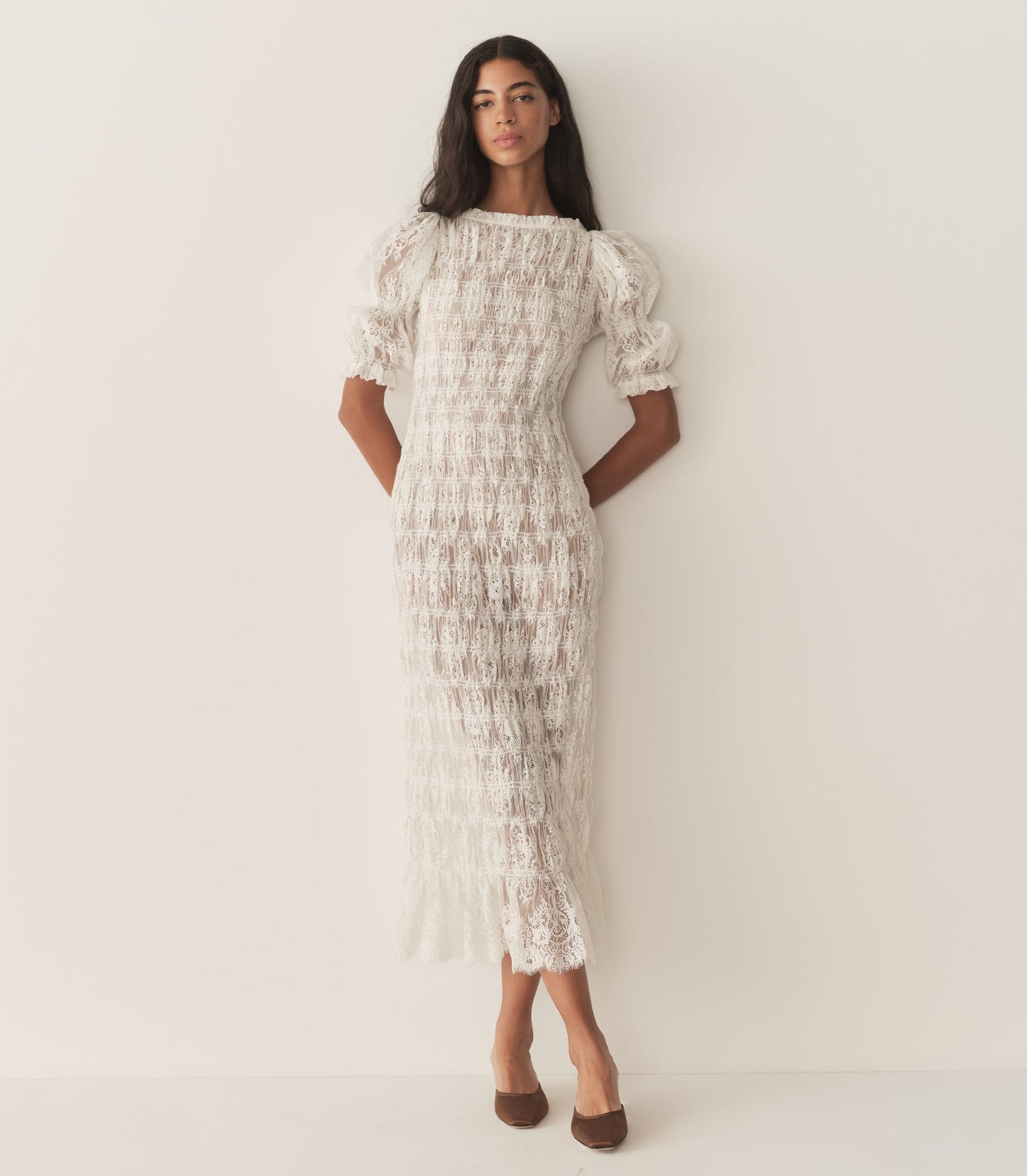 RAQUELLA DRESS -- SALT LACE