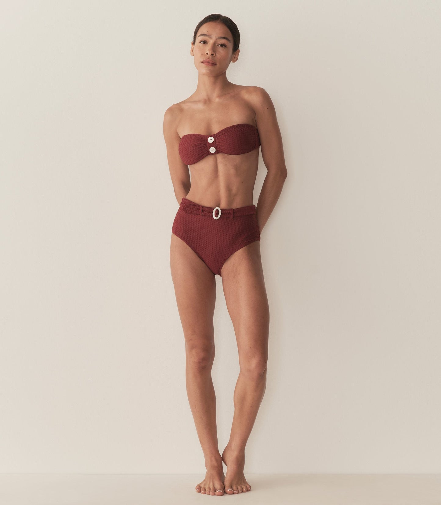 RIVA BIKINI TOP -- DEEP SUMAC