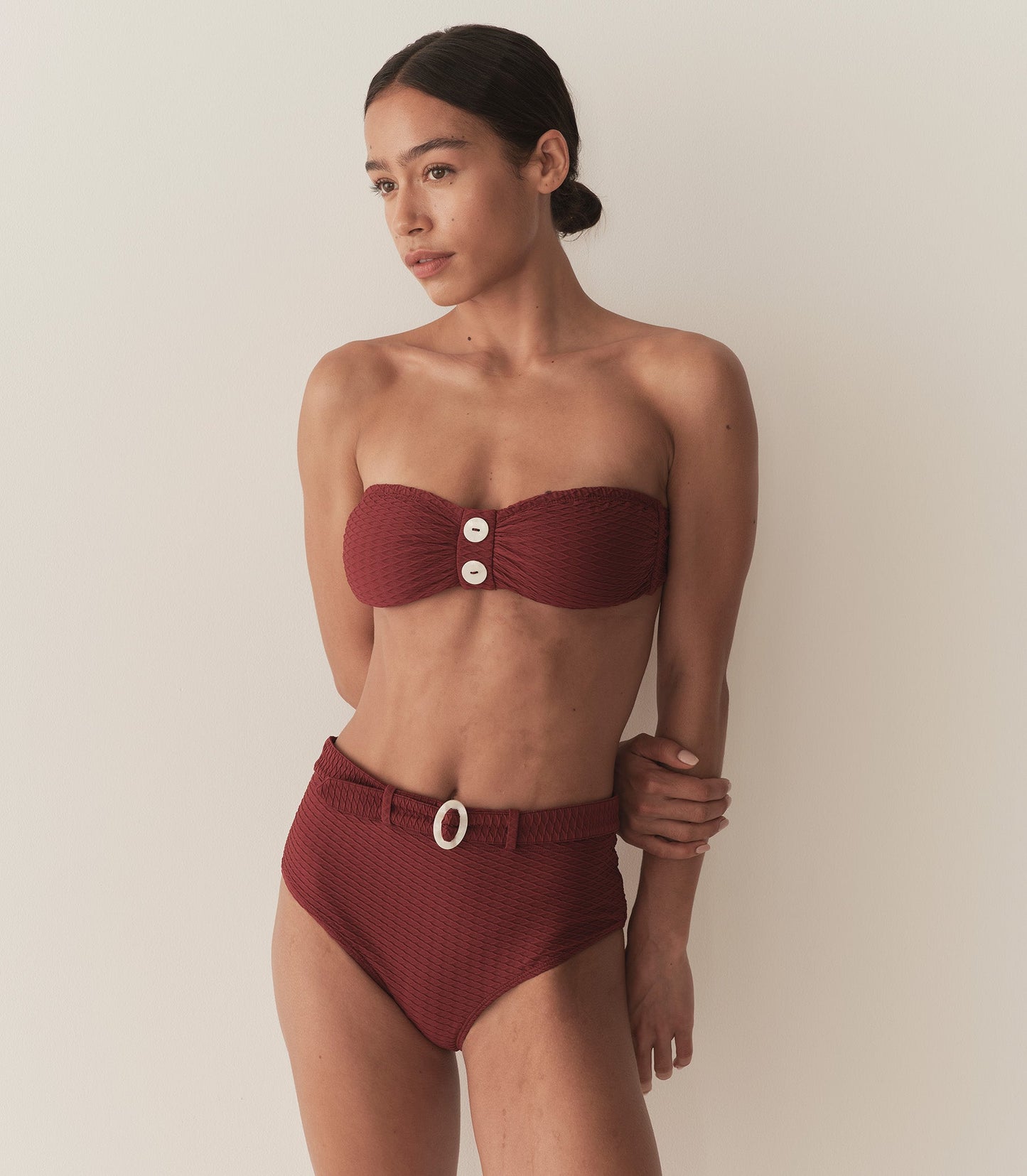 RIVA BIKINI TOP -- DEEP SUMAC