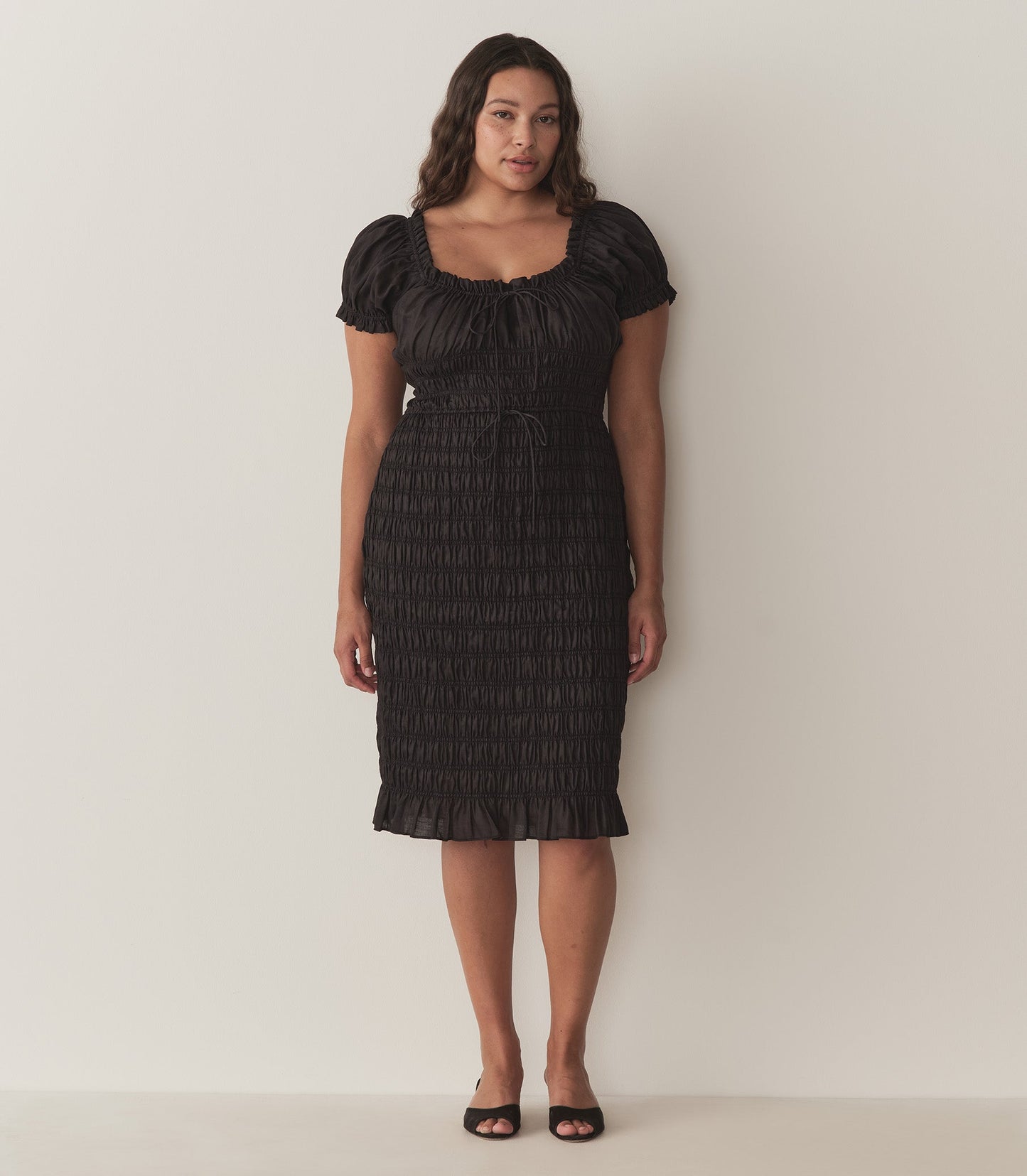 ROSALYNN DRESS -- BLACK