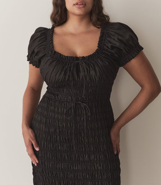 ROSALYNN DRESS -- BLACK