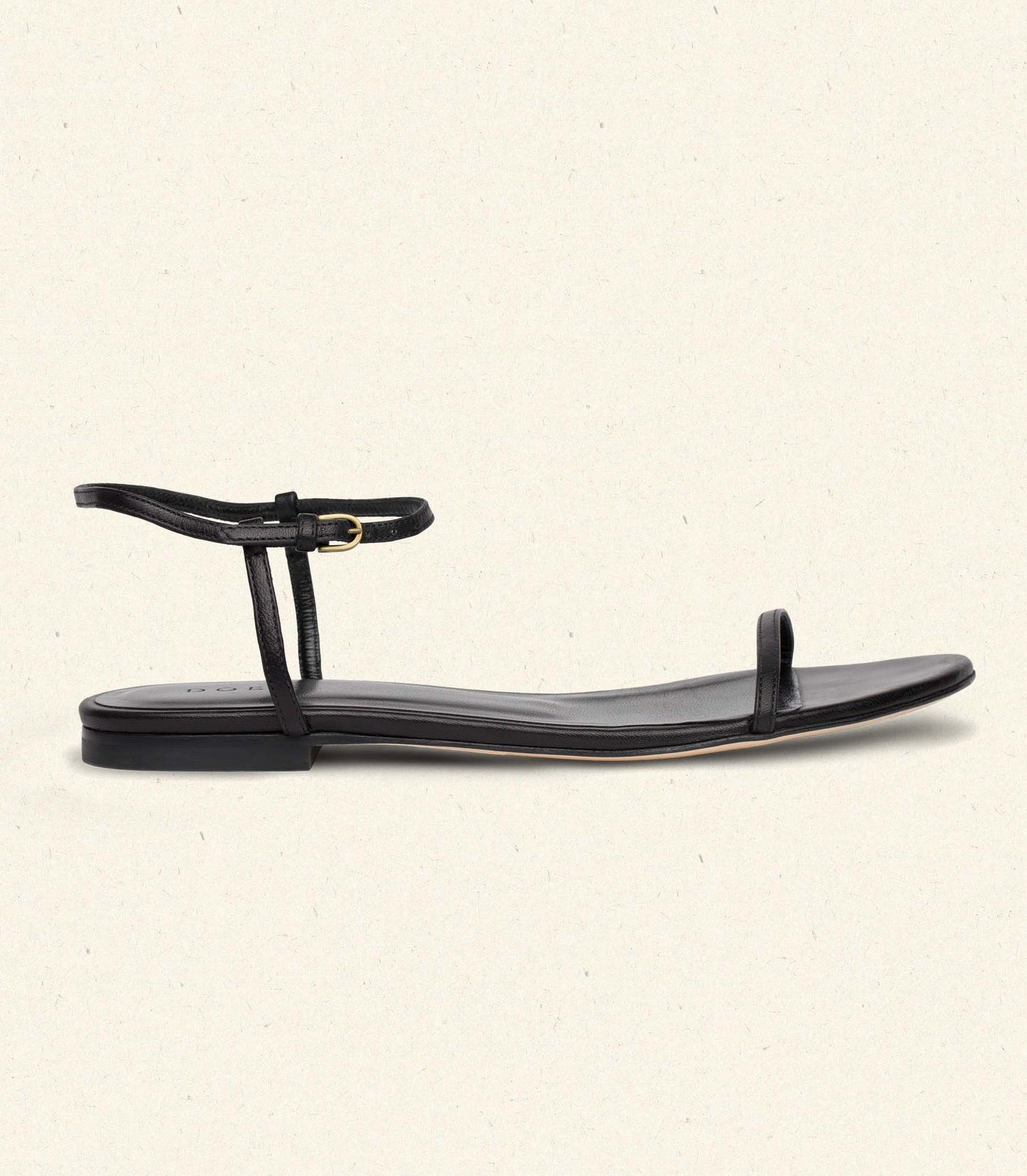 SARTENE SANDAL -- BLACK NAPPA