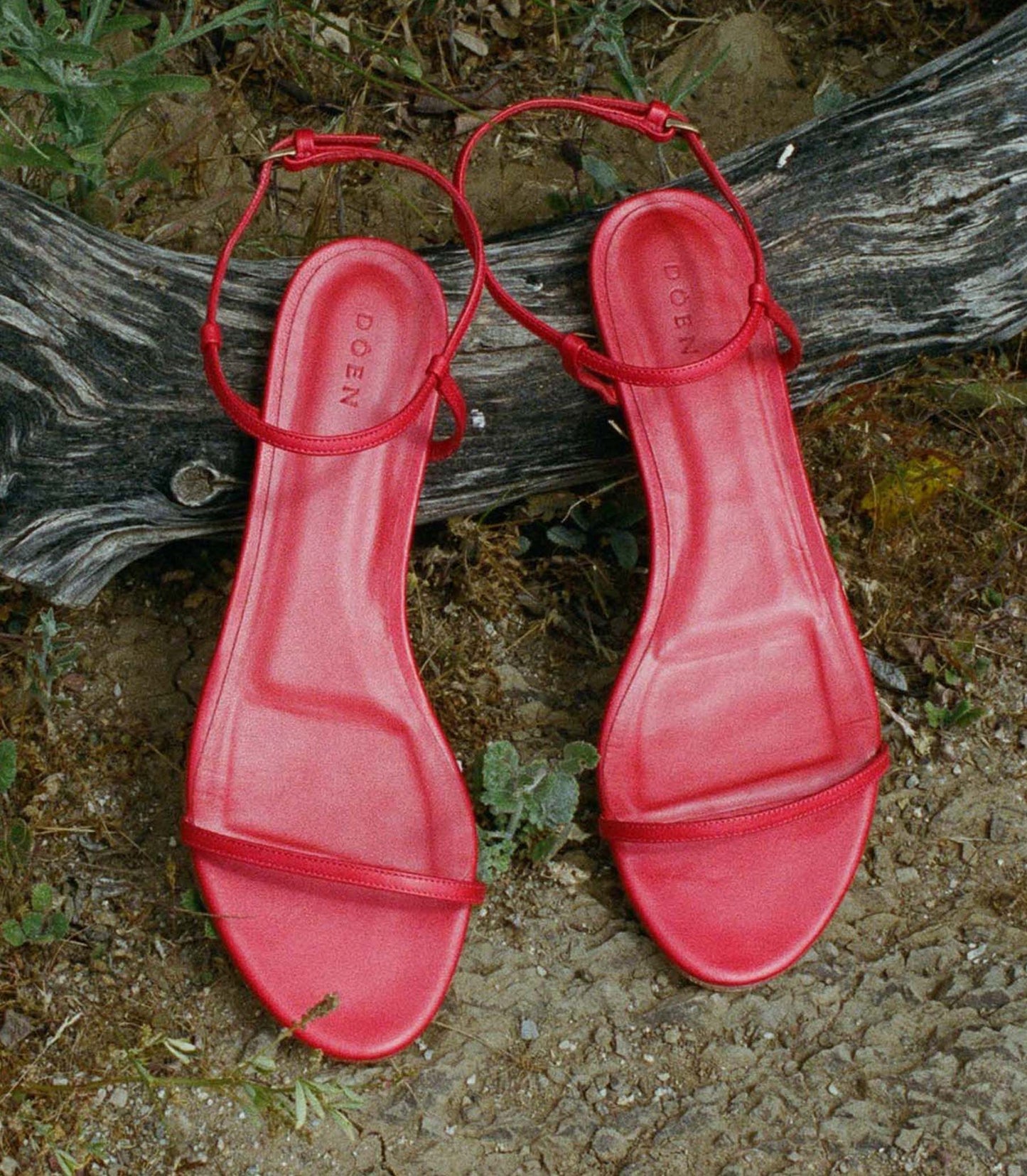 SARTENE SANDAL -- RED NAPPA