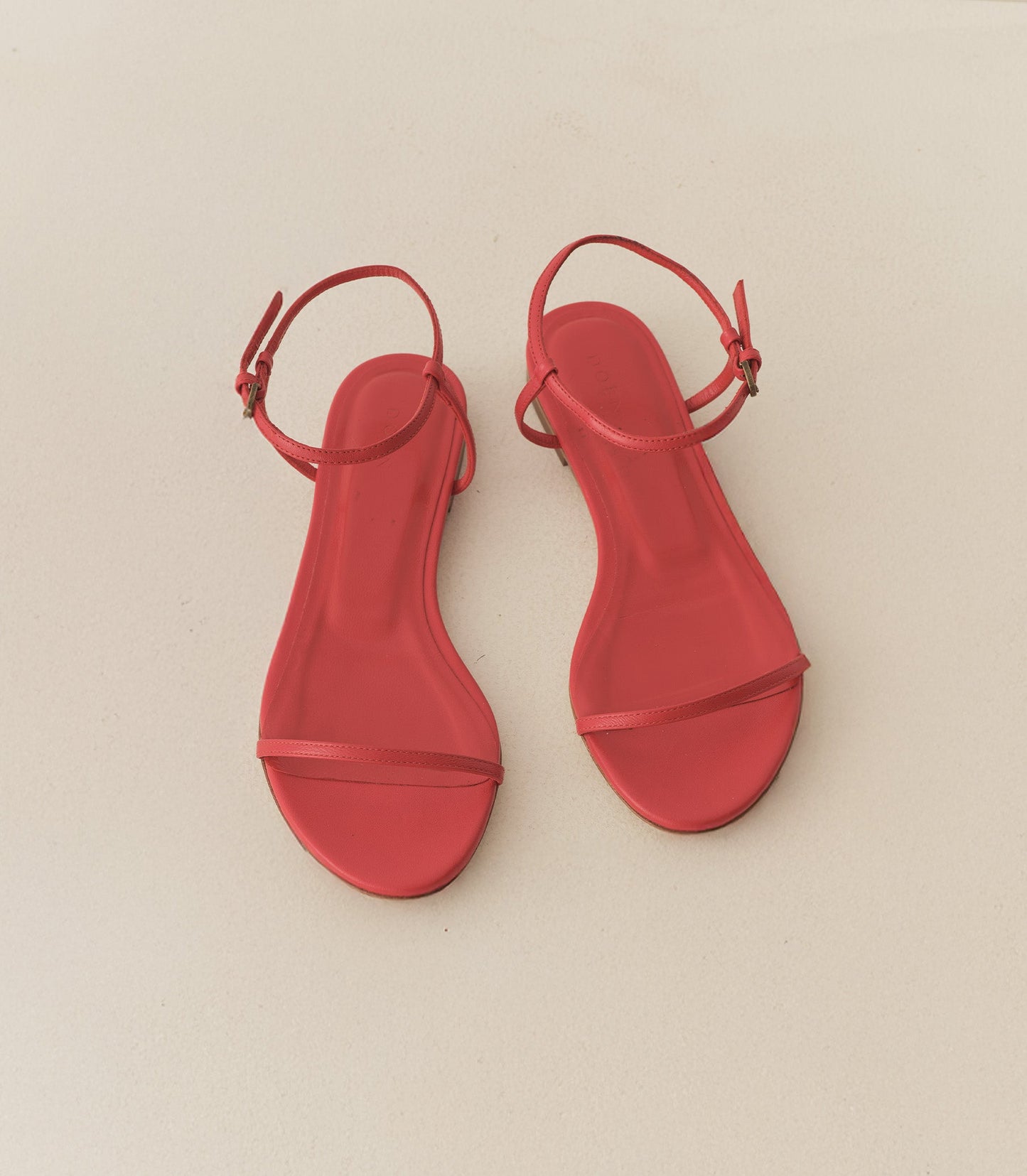 SARTENE SANDAL -- RED NAPPA