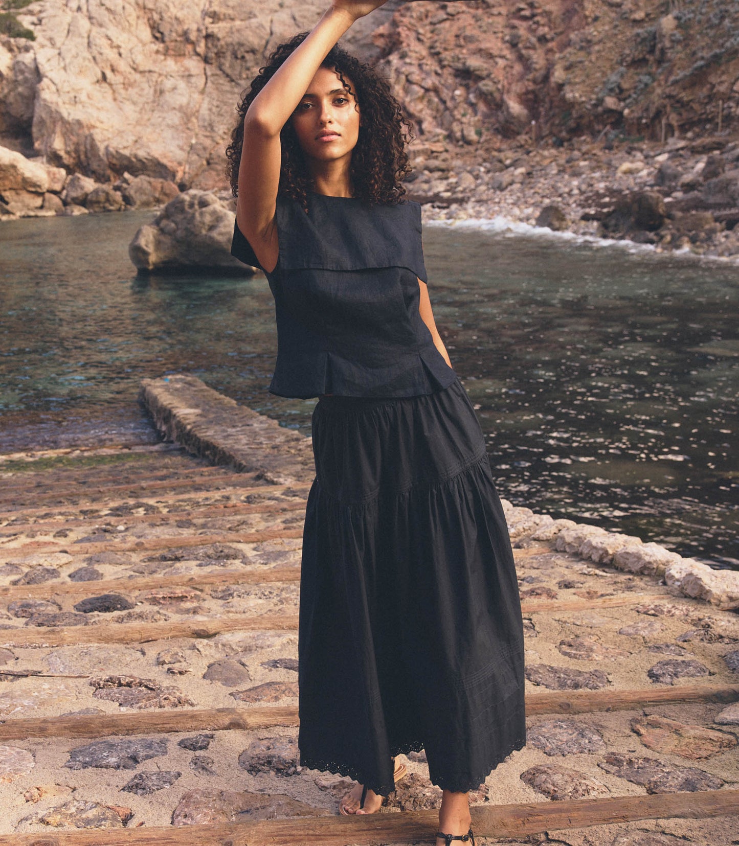 SEBASTIANE SKIRT -- NIGHT SKY