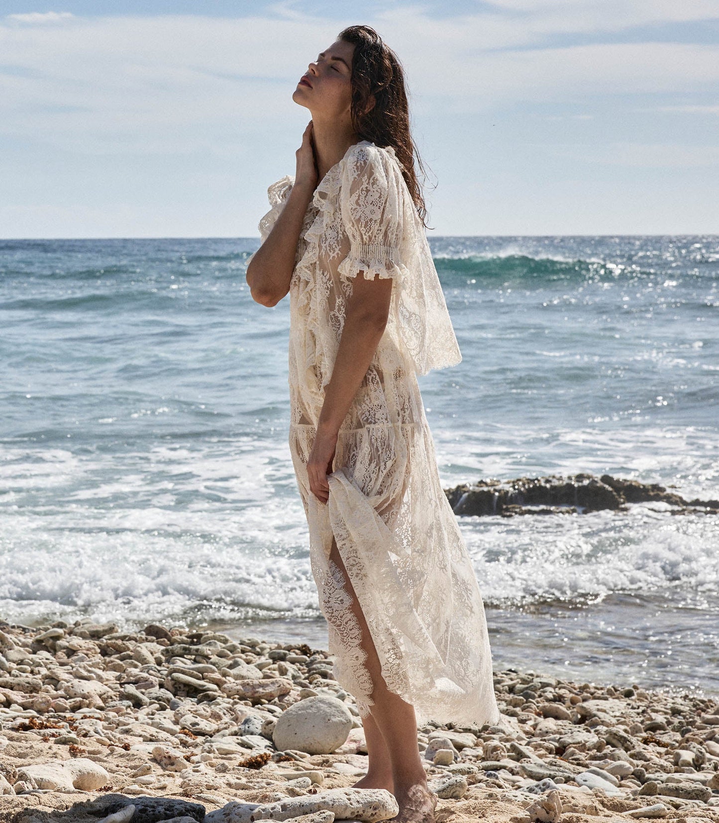 SEBASTIANE SKIRT -- SEA SALT