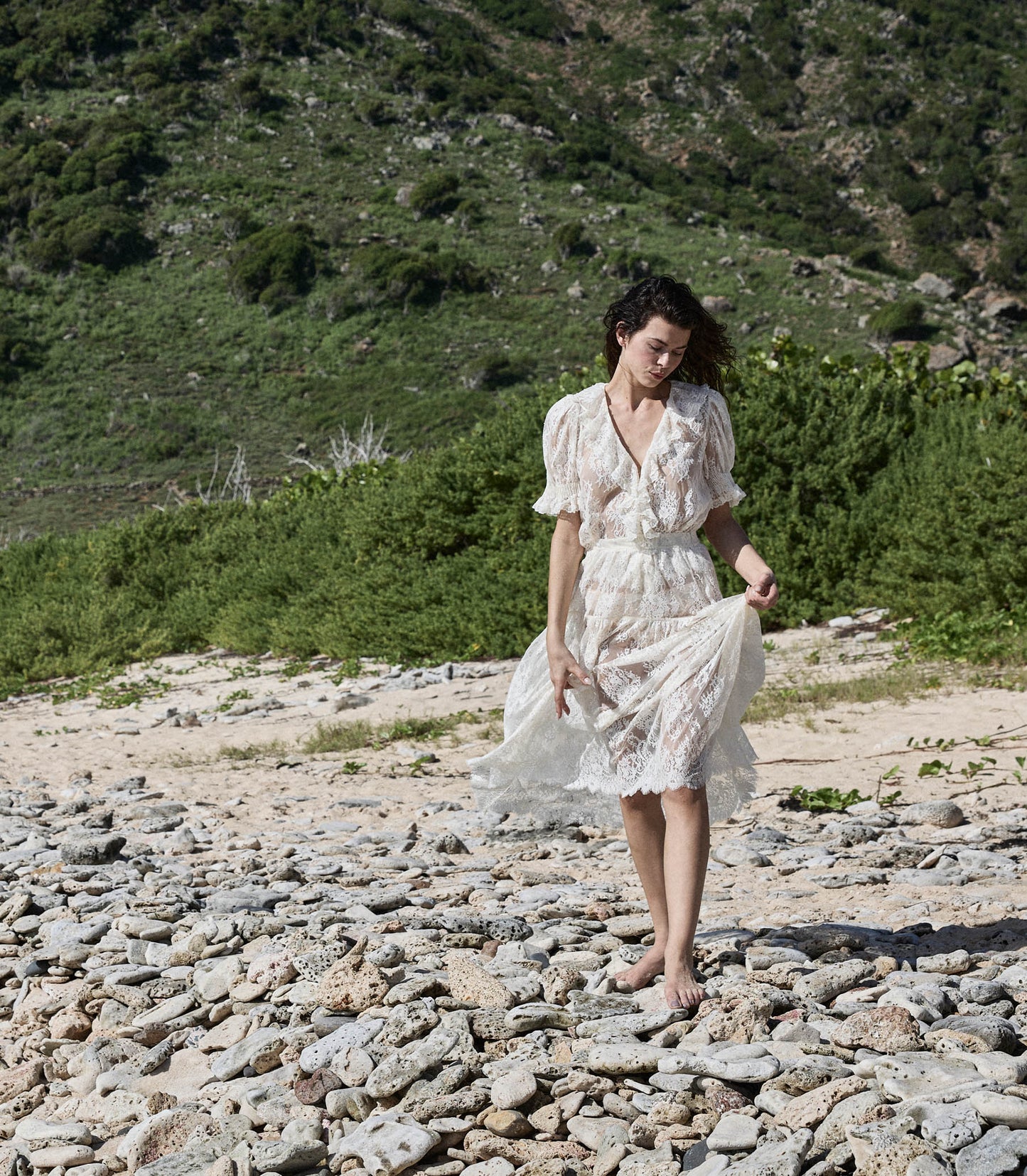 SEBASTIANE SKIRT -- SEA SALT