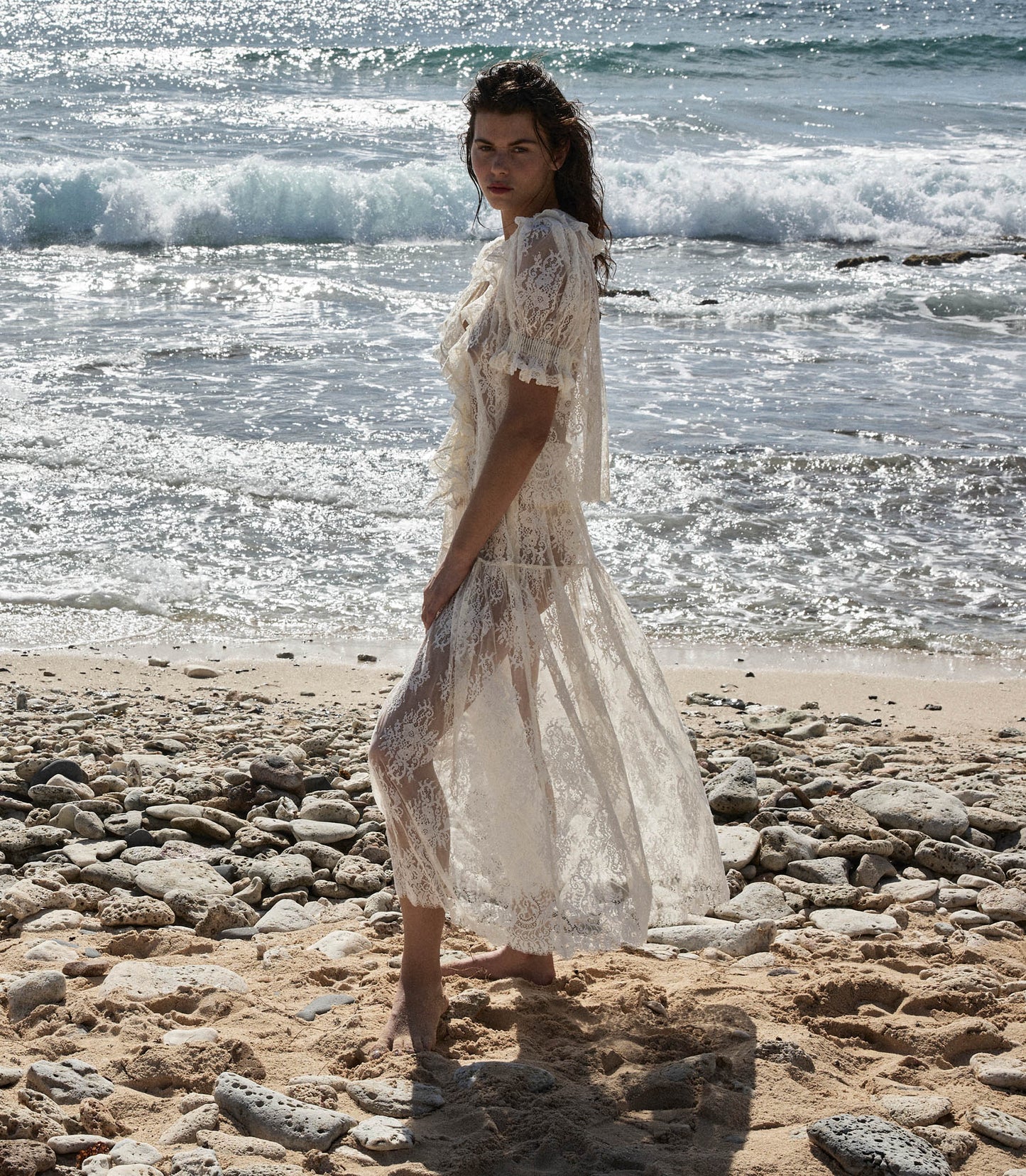 SEBASTIANE SKIRT -- SEA SALT
